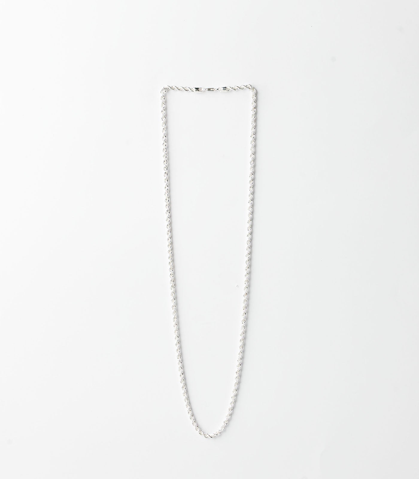 Twisted Mens Chain (60.9 cm) (Silver)