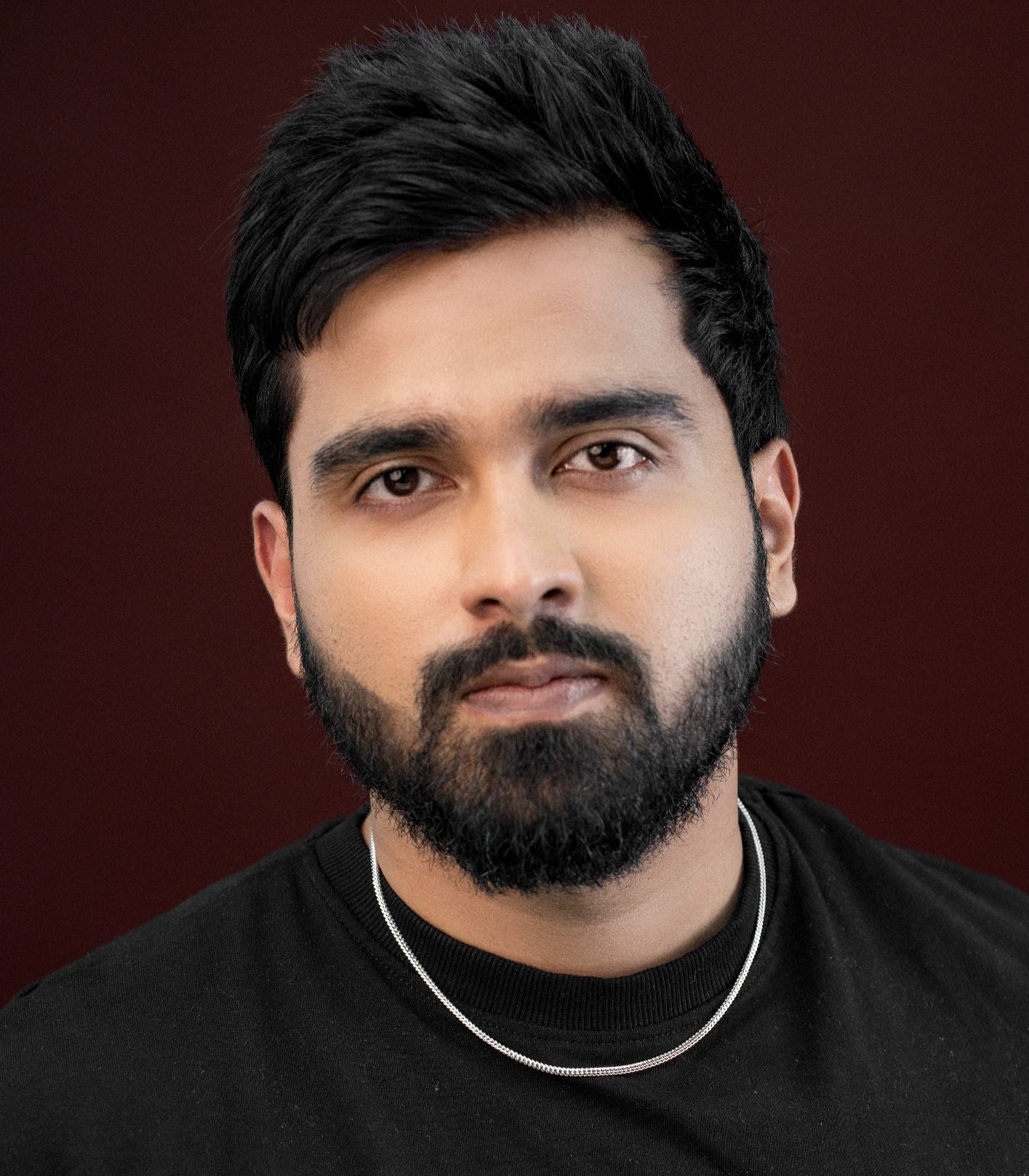 Modern Motif Mens Chain (60.9 cm) (Silver)