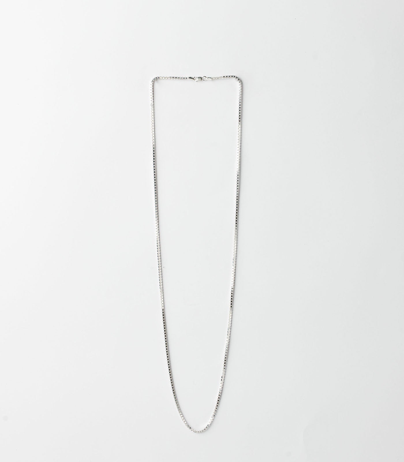 Round Links Mens Chain (66 cm) (Silver)
