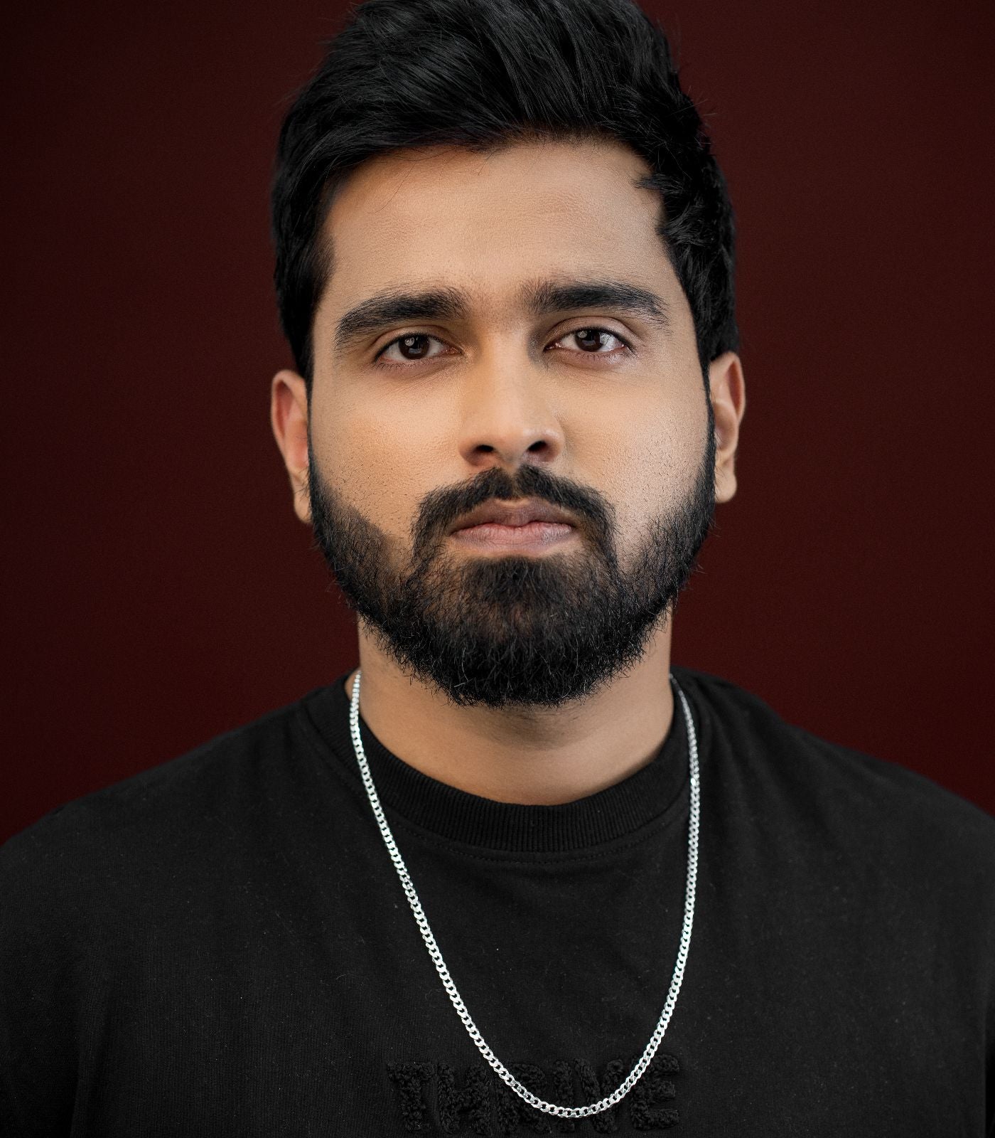 Circular Motifs Mens Chain (60.9 cm) (Silver)