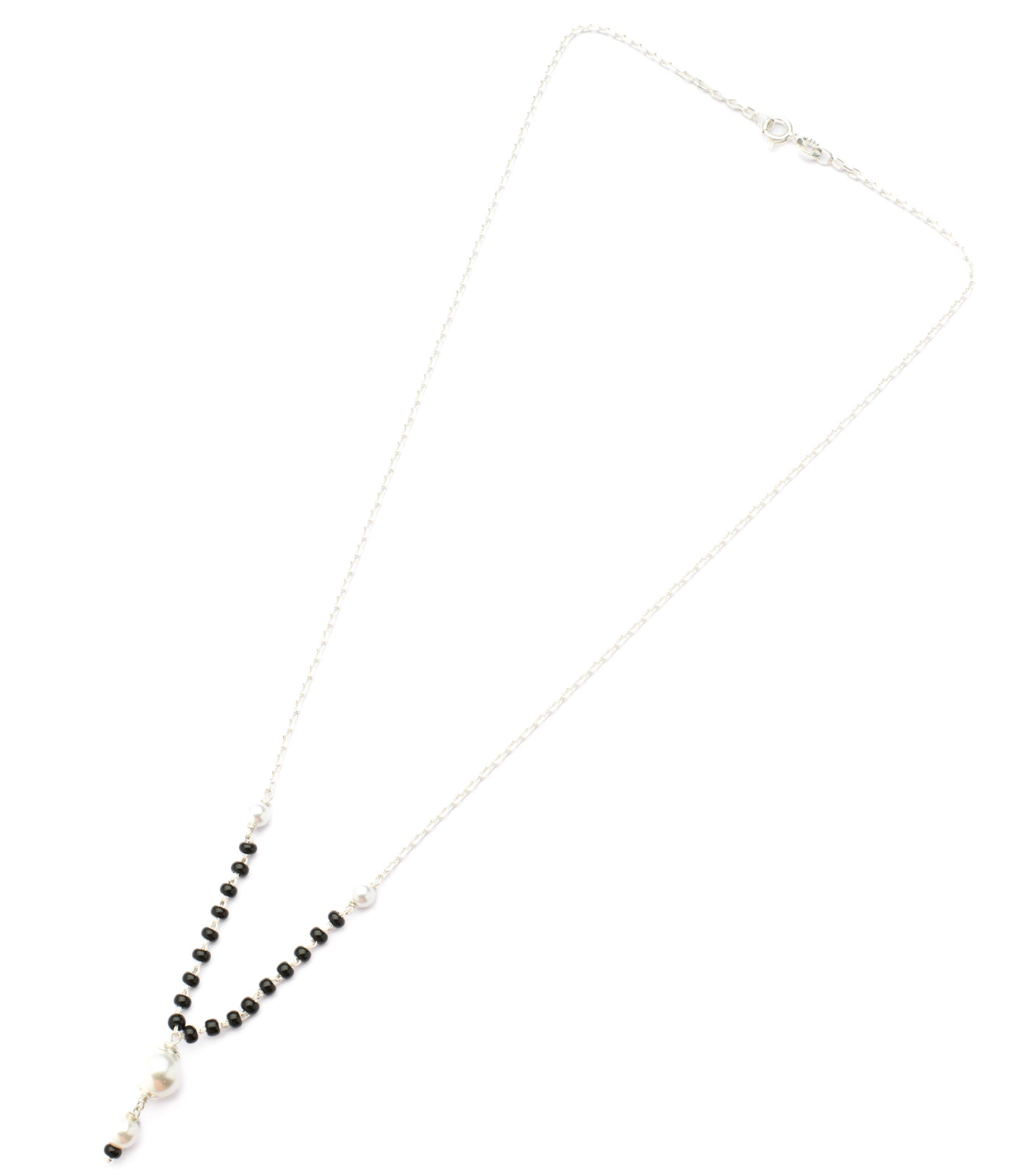 Silver Pearl Mangalsutra