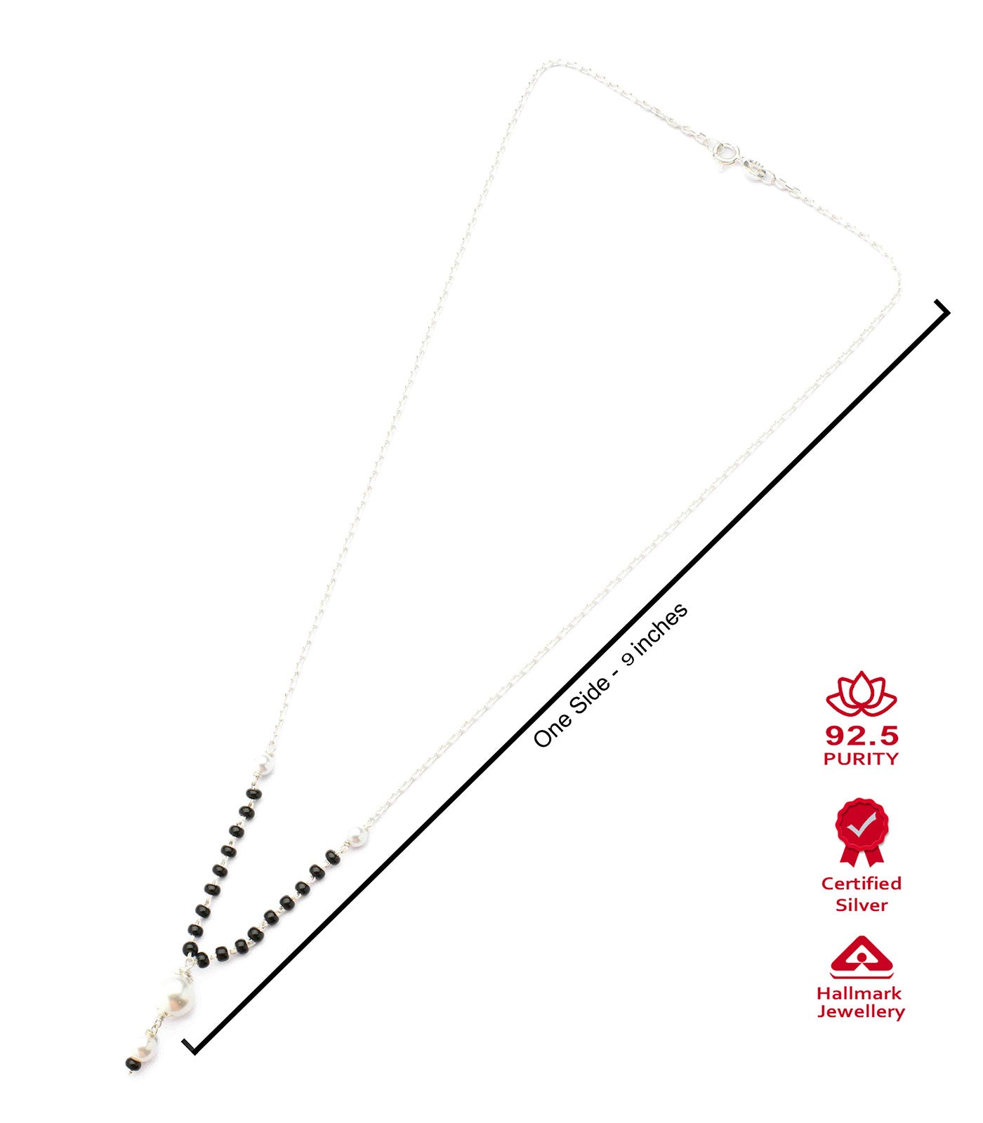Silver Pearl Mangalsutra