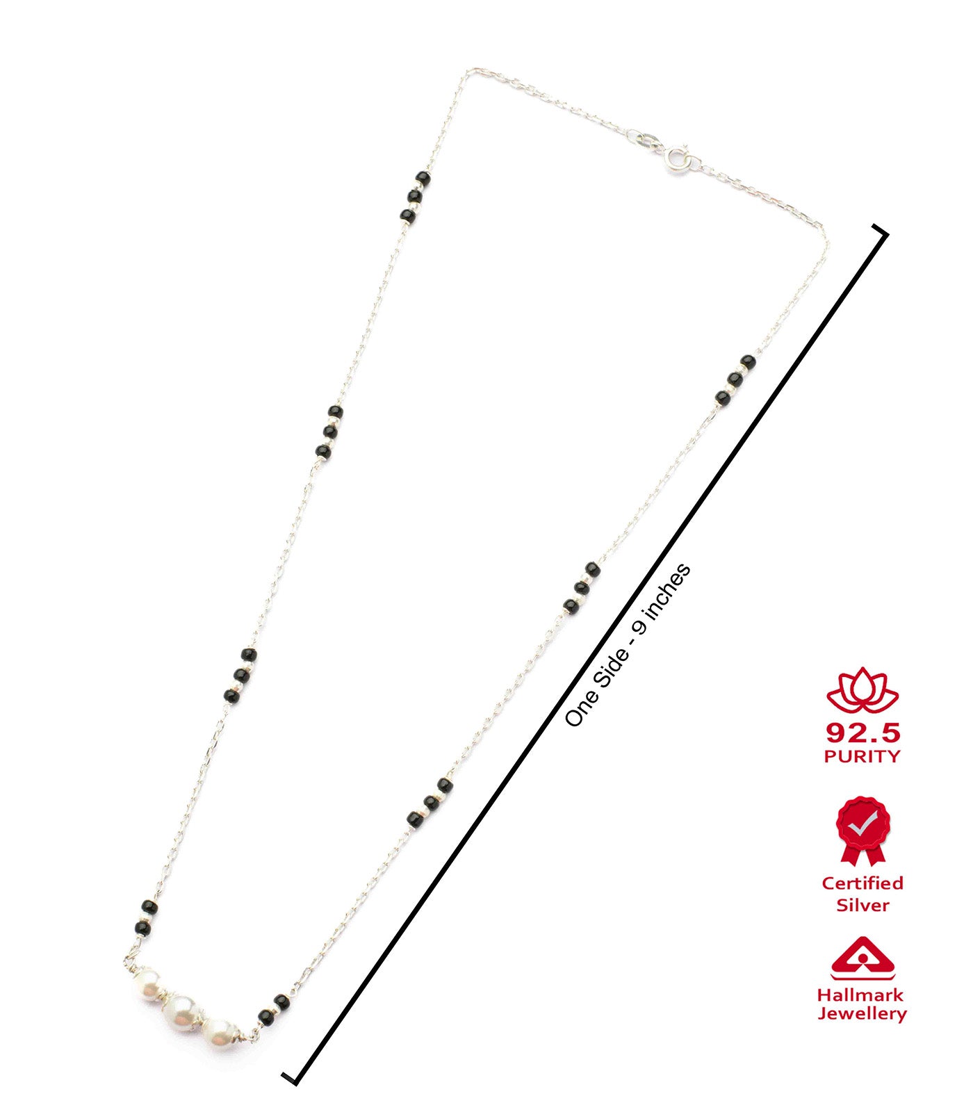 Silver Pearl Mangalsutra