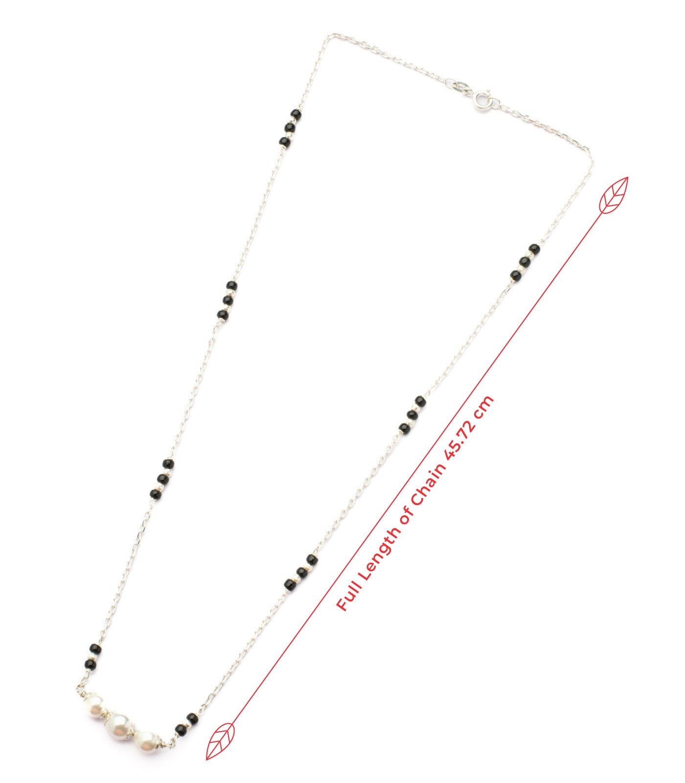 Silver Pearl Mangalsutra
