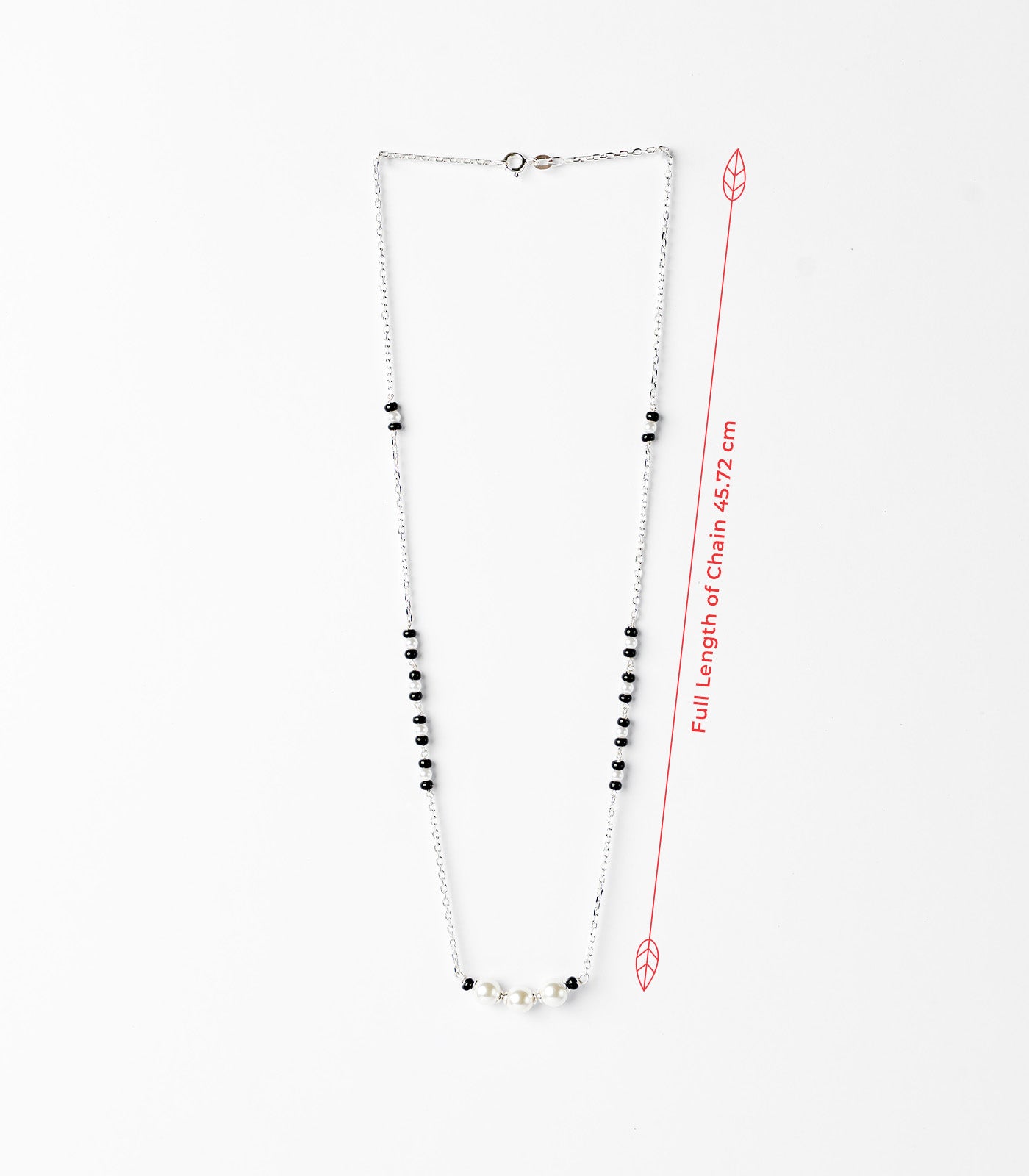 Silver Triple Pearl Mangalsutra