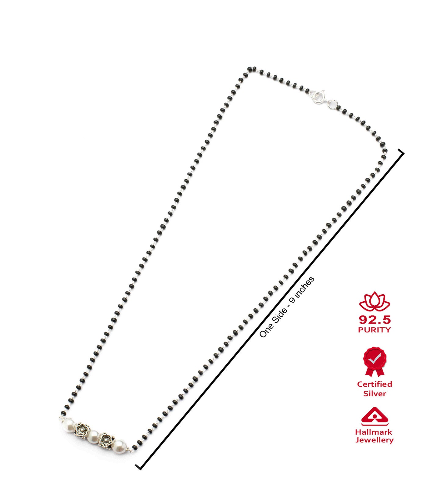 Silver Pearl Mangalsutra