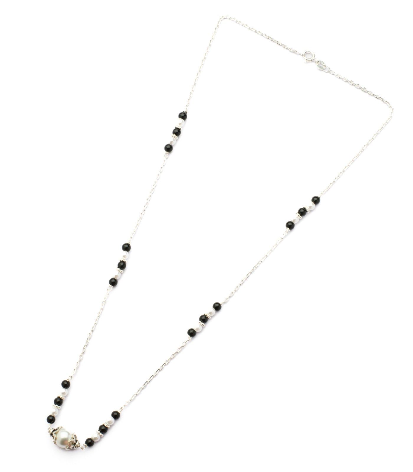 Exquisite Pearl Mangalsutra (Silver)