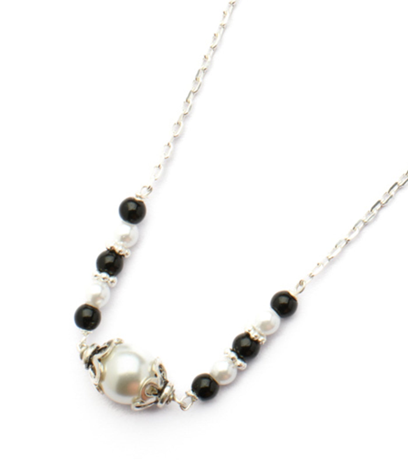 Exquisite Pearl Mangalsutra (Silver)