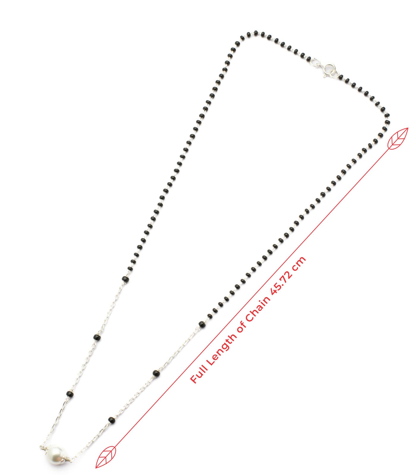 Silver Pearl Mangalsutra