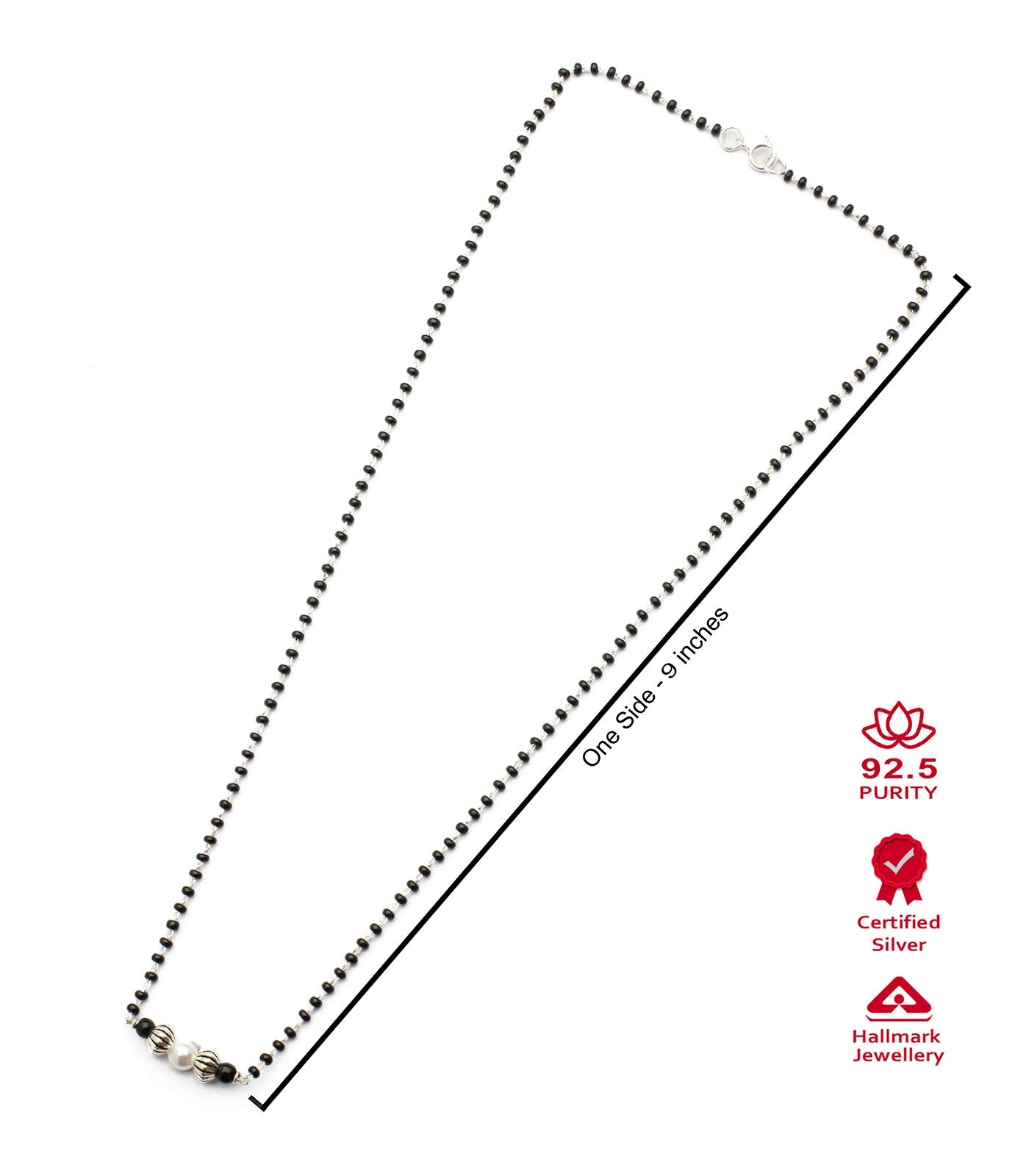 Silver Pearl Mangalsutra