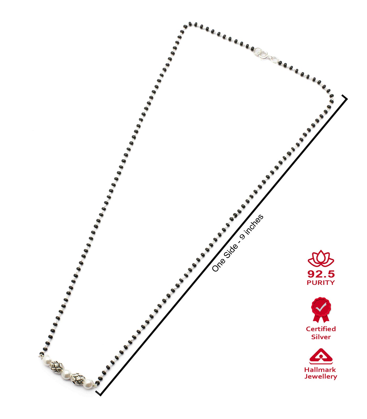 Silver Pearl Mangalsutra