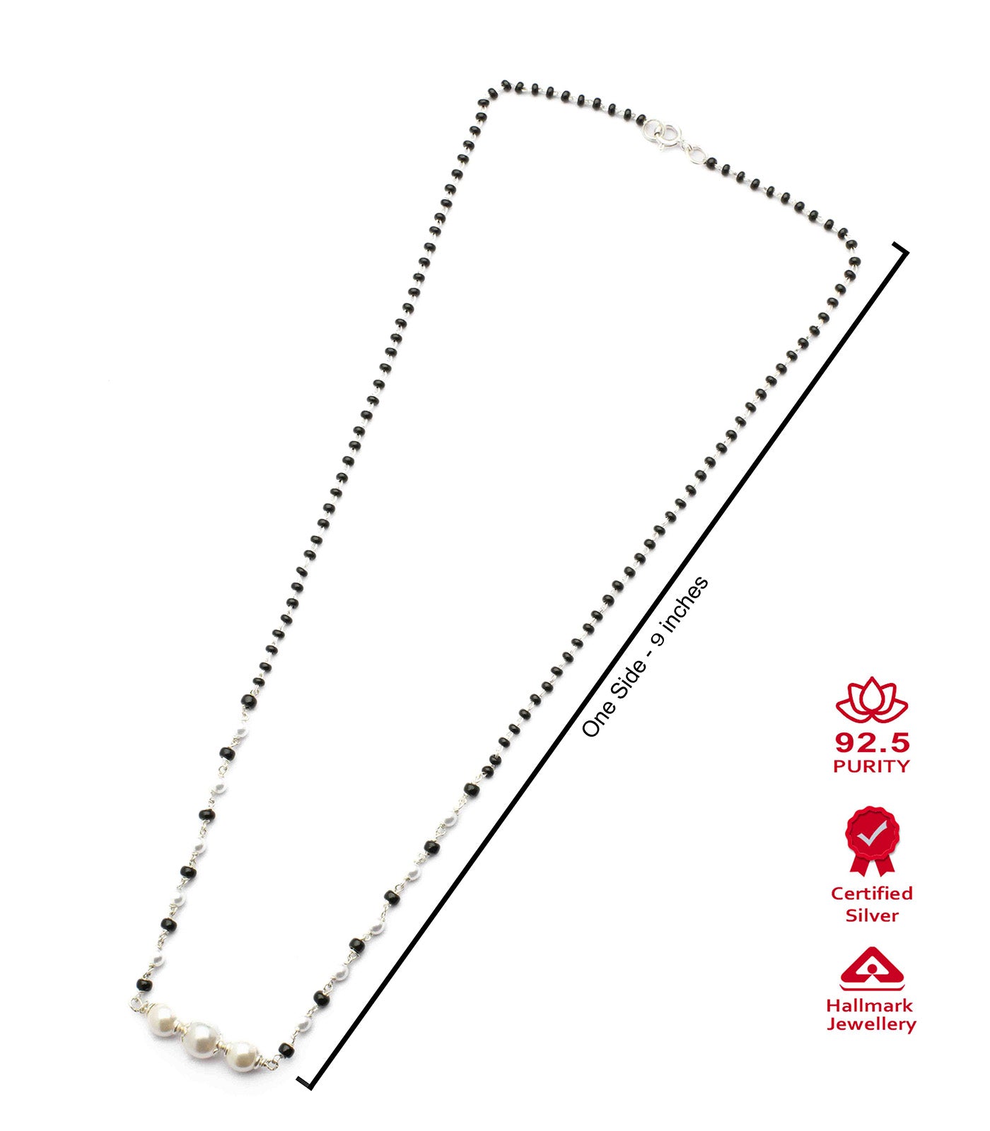 Silver Pearl Mangalsutra