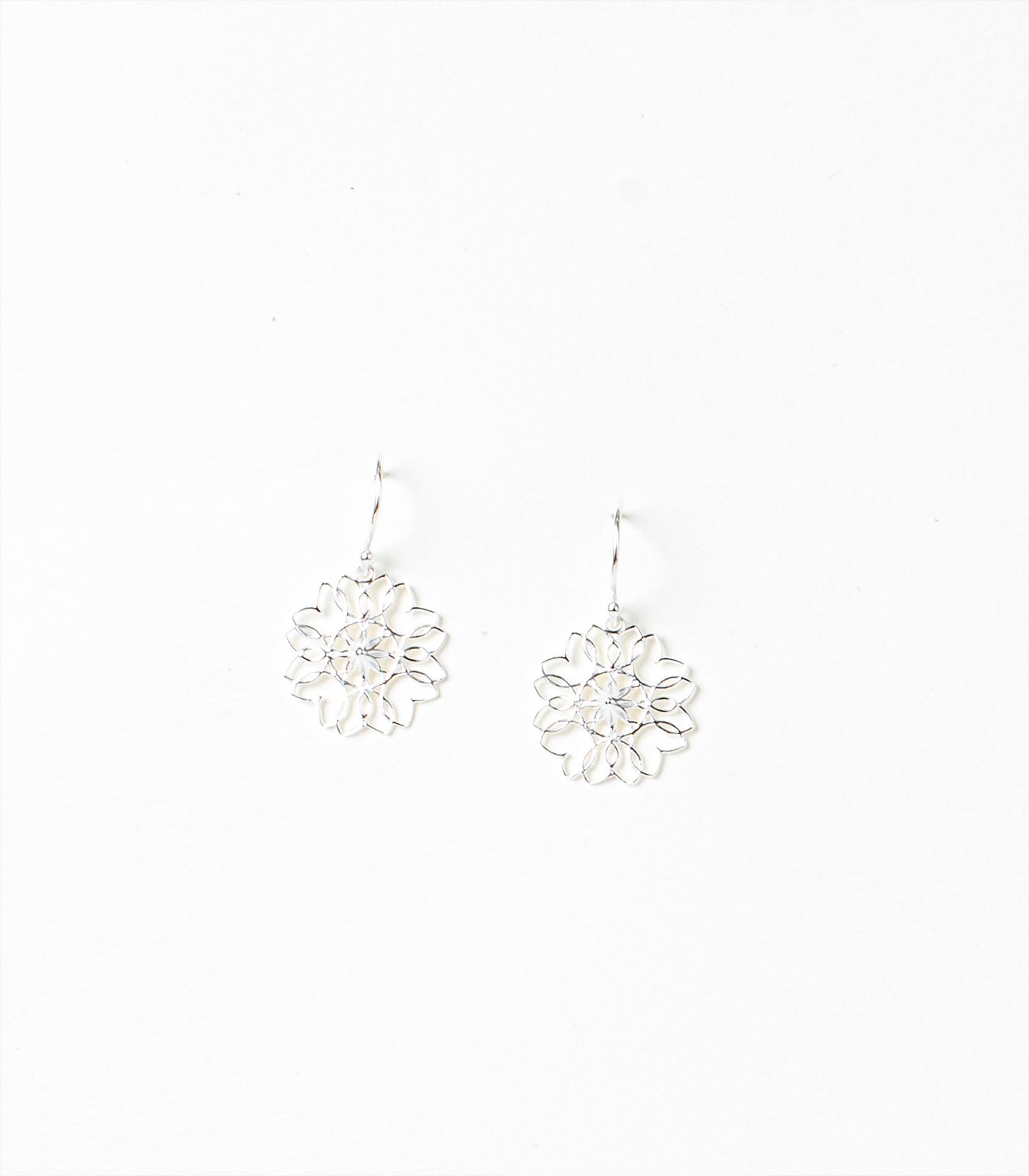 Mystic Sunflora Earrings (Silver)