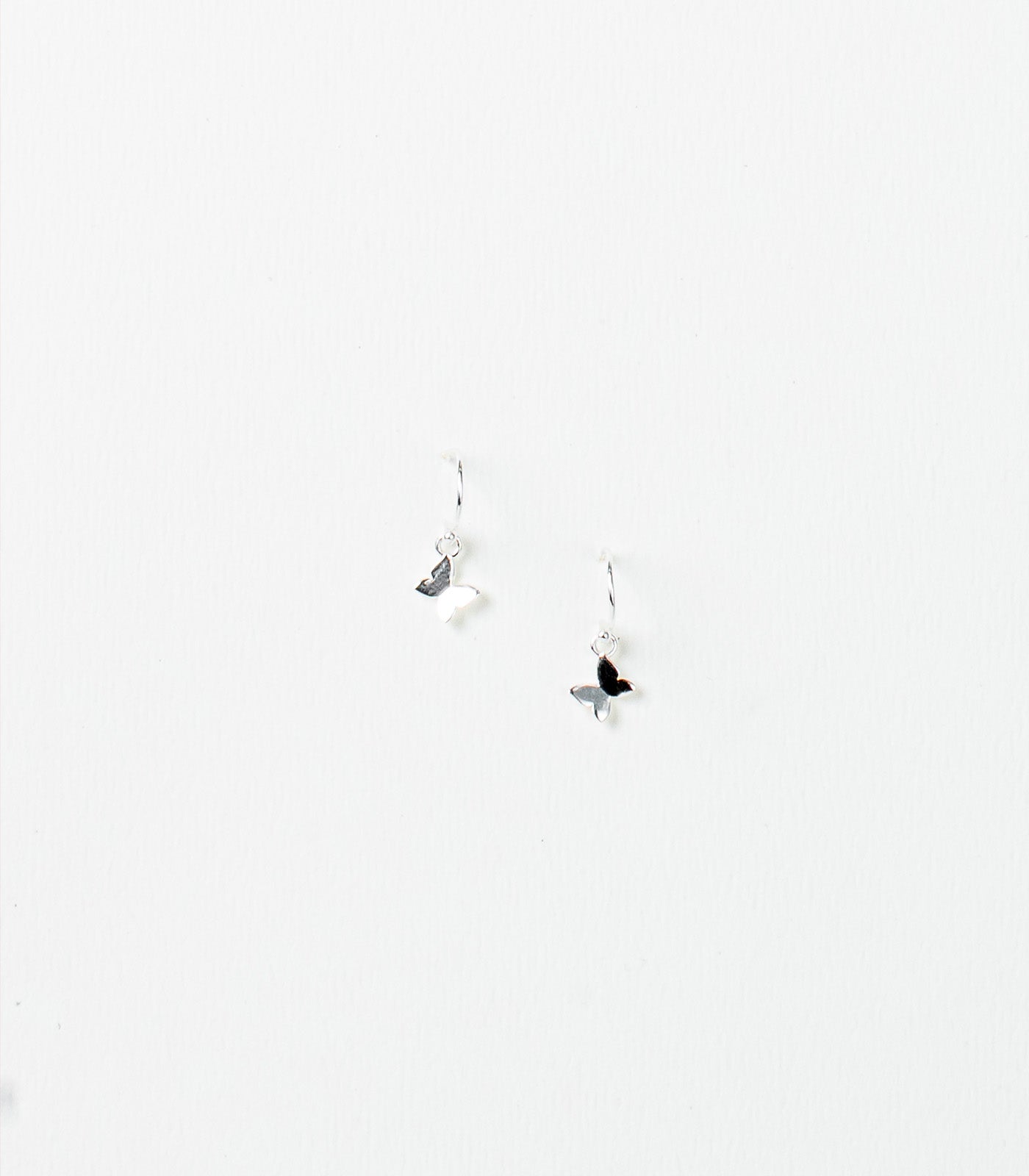 Classic Little Butterfly Earrings (Silver)