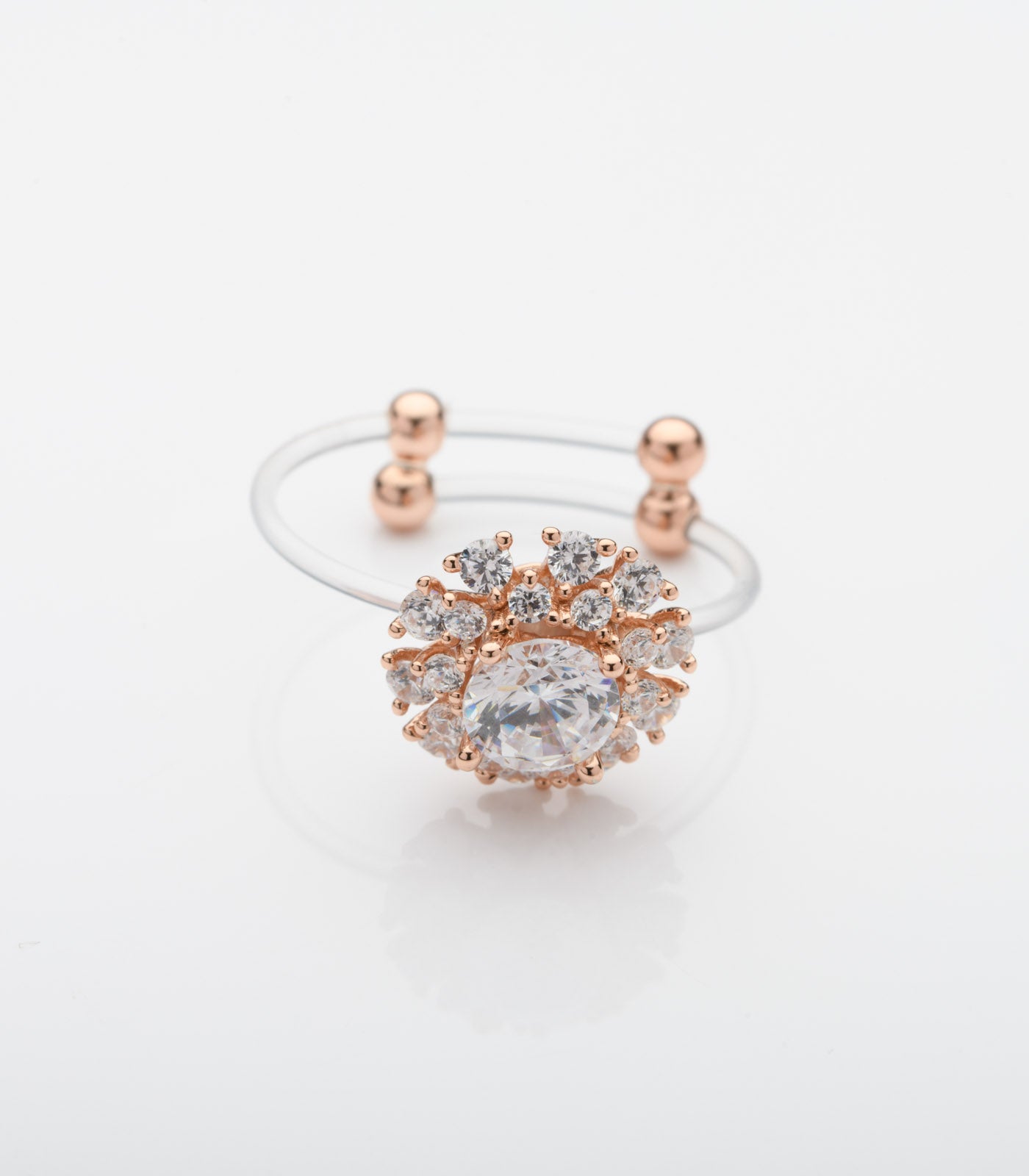 Classic Invisible Adjustable Finger Ring (Silver)