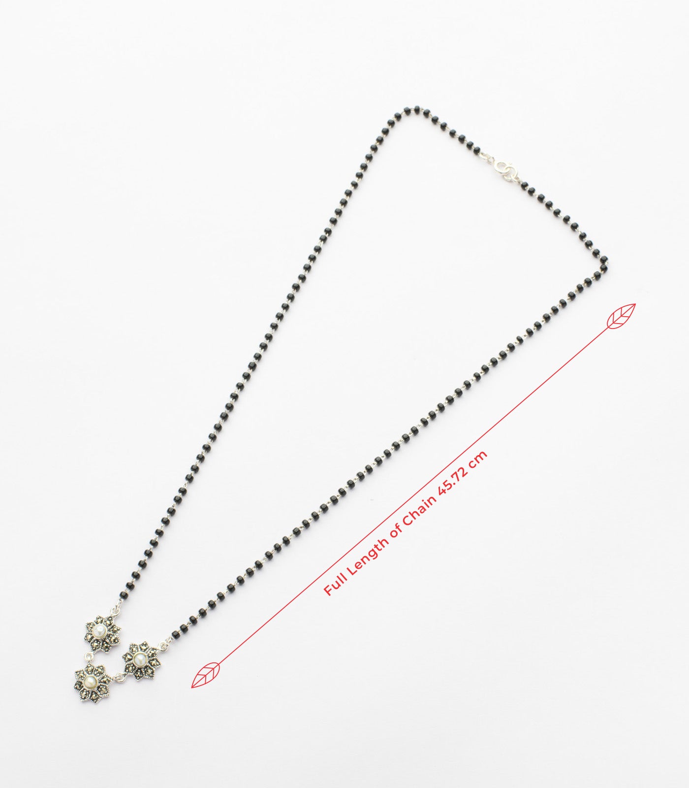 Pearl Flora Mangalsutra (Silver)