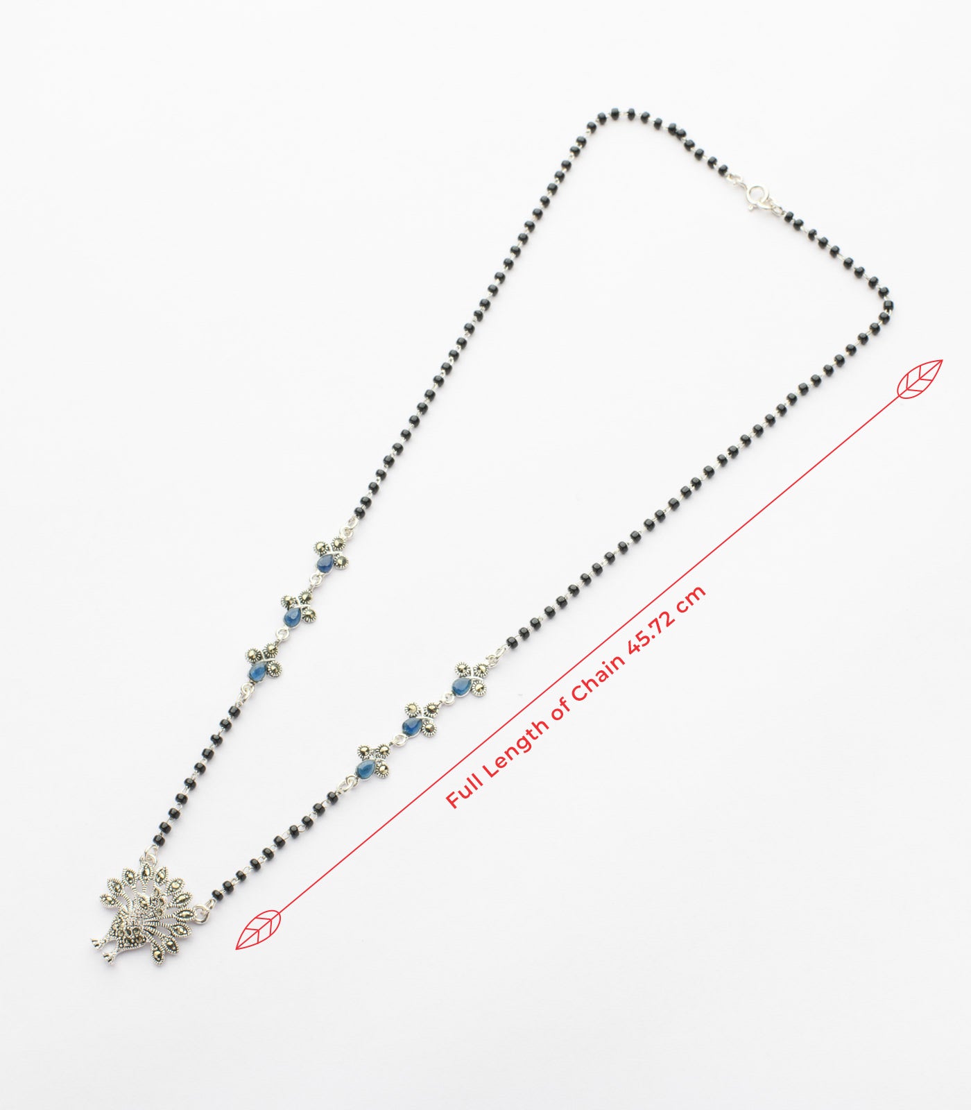 Peacock Mangalsutra (Silver)