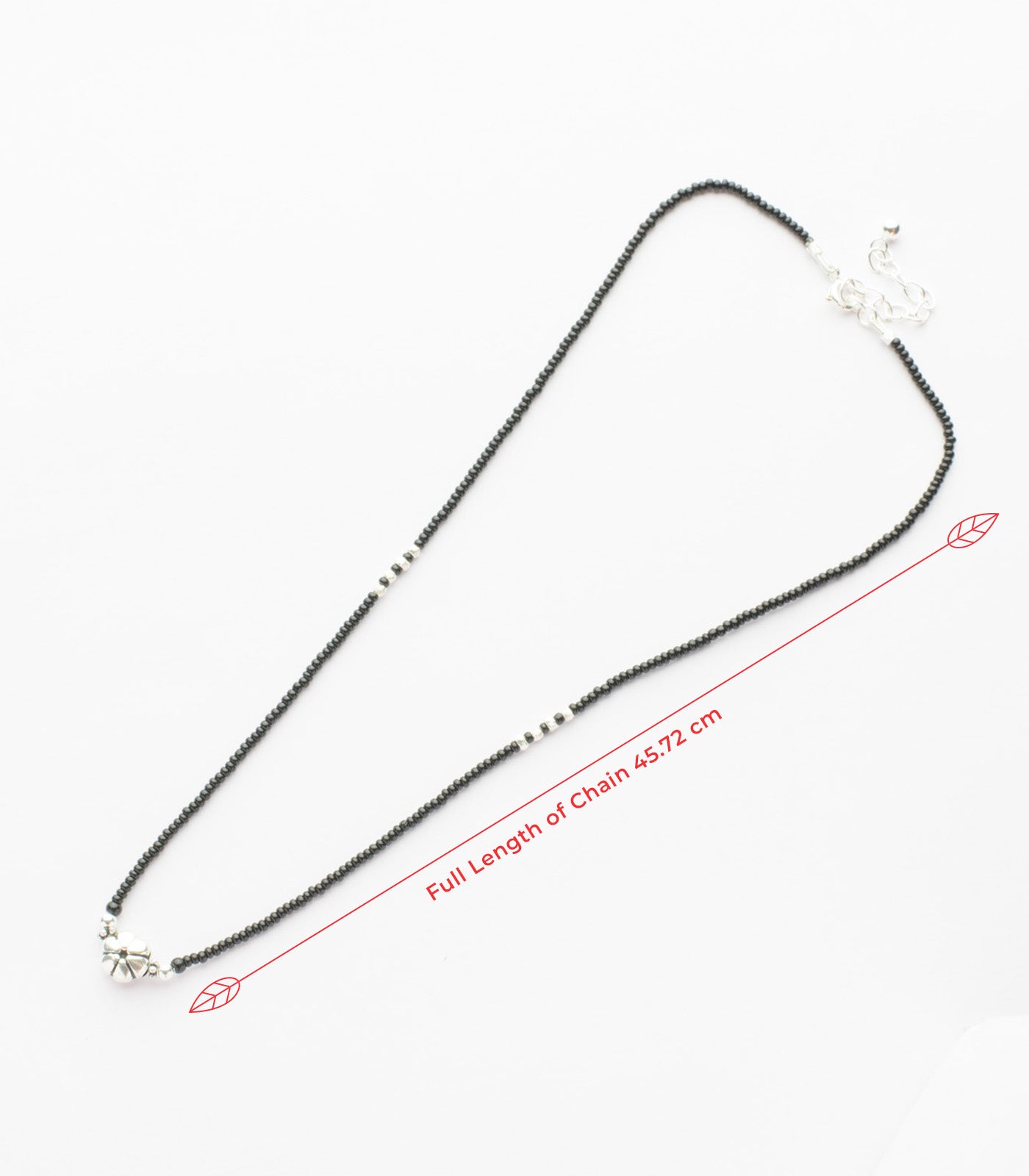 Antique Flora Mangalsutra (Silver)