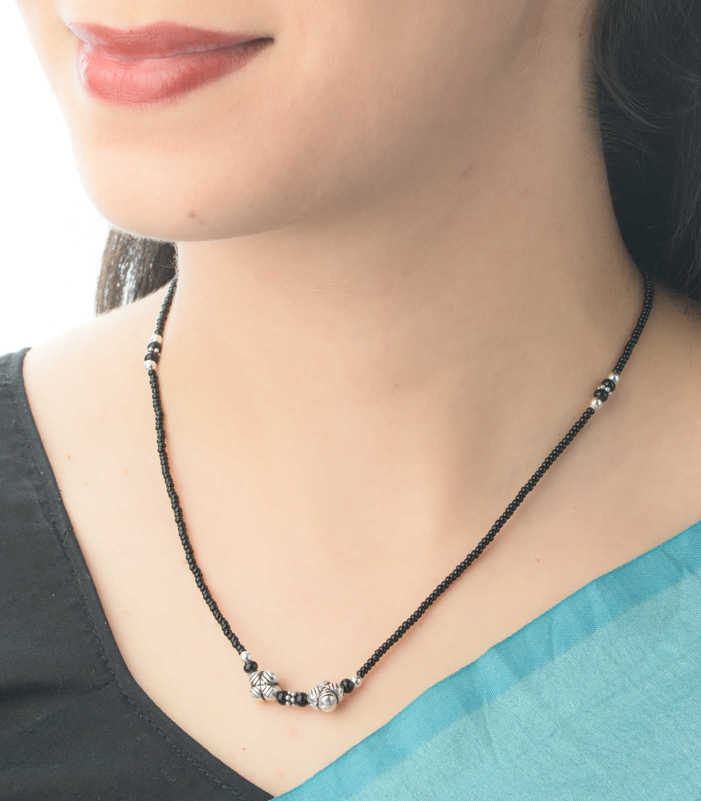 Antique Charming Mangalsutra (Silver)