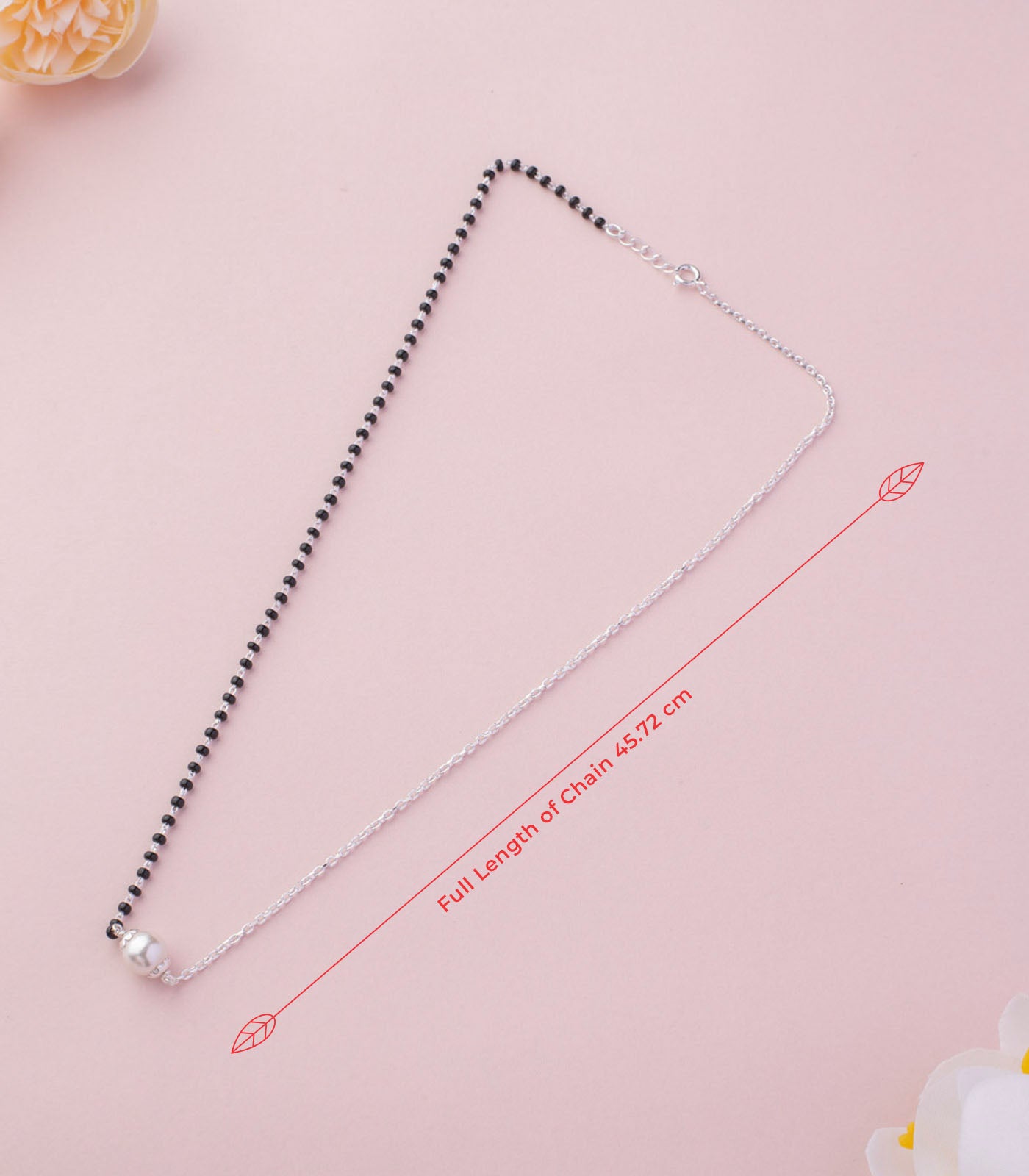 Silver Pearl Mangalsutra