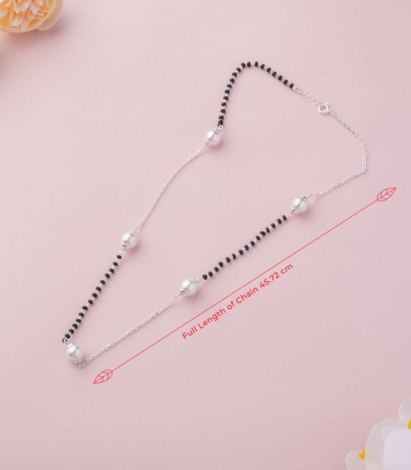 Silver Pearl Mangalsutra
