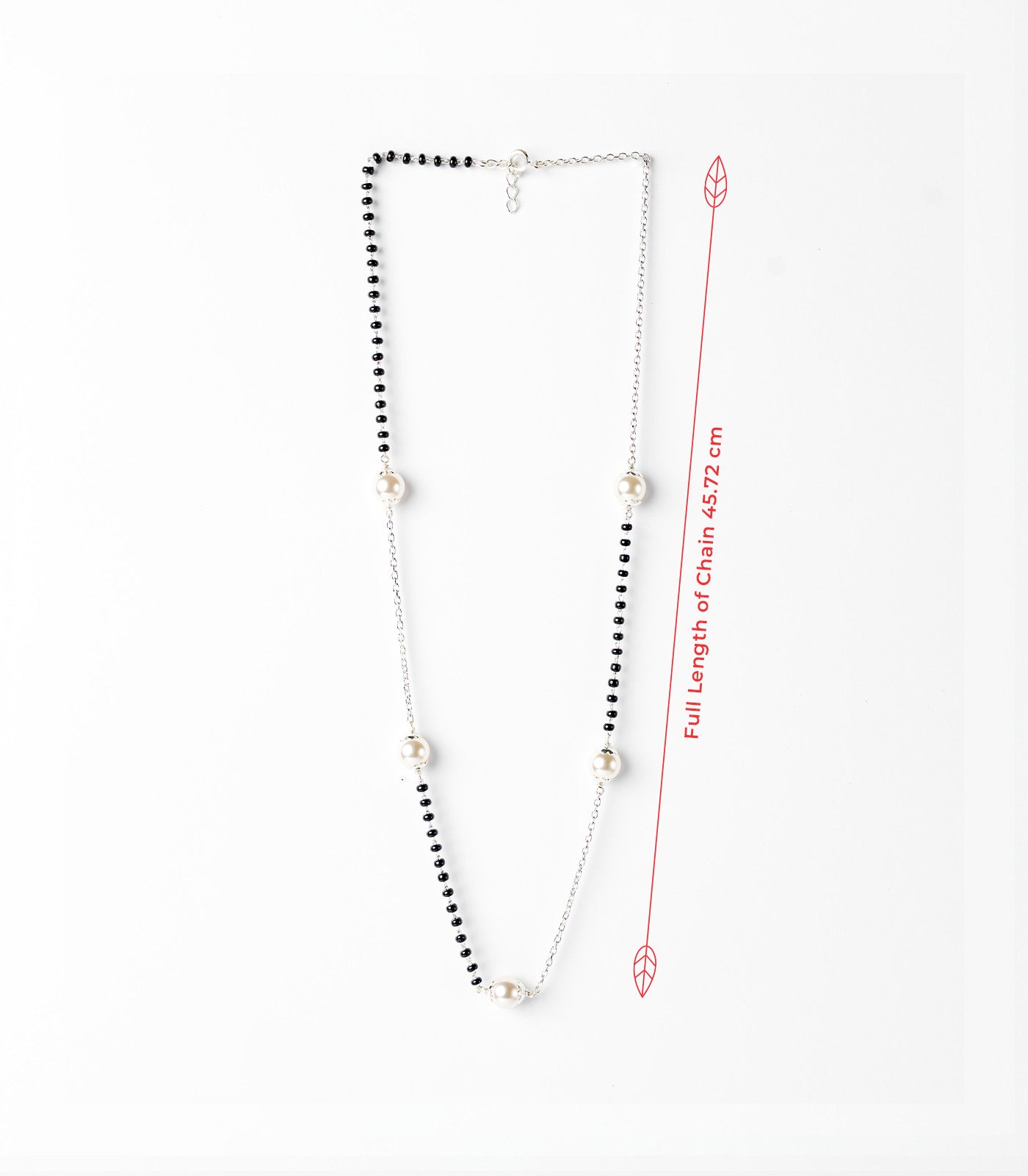 Mixed Style Pearl Mangalsutra (Silver)
