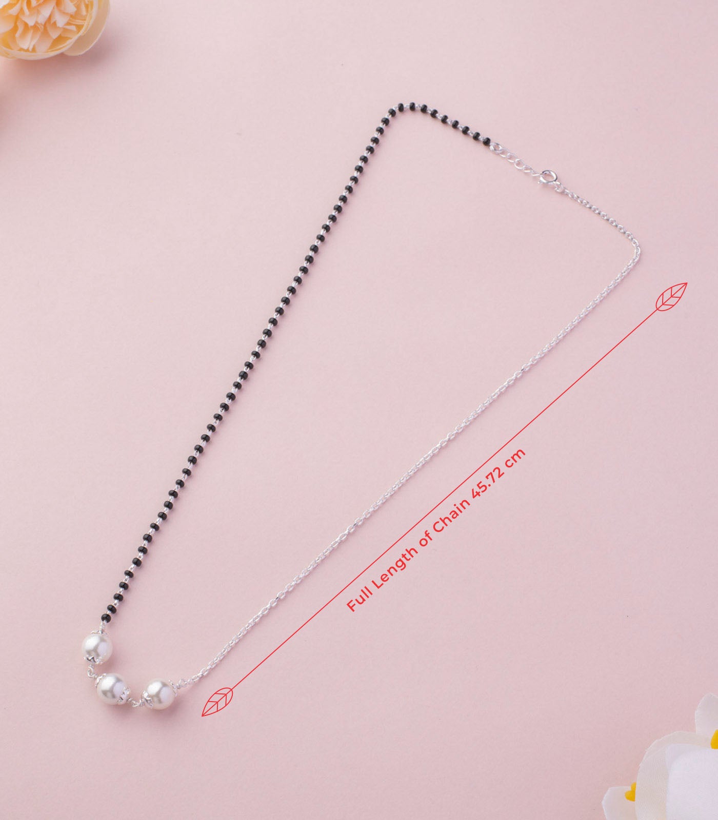 Silver Pearl Mangalsutra