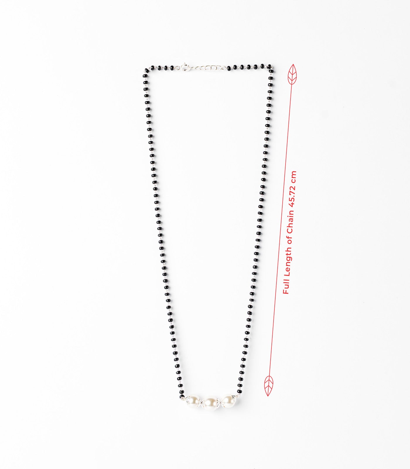 Silver Triple-Pearl Mangalsutra