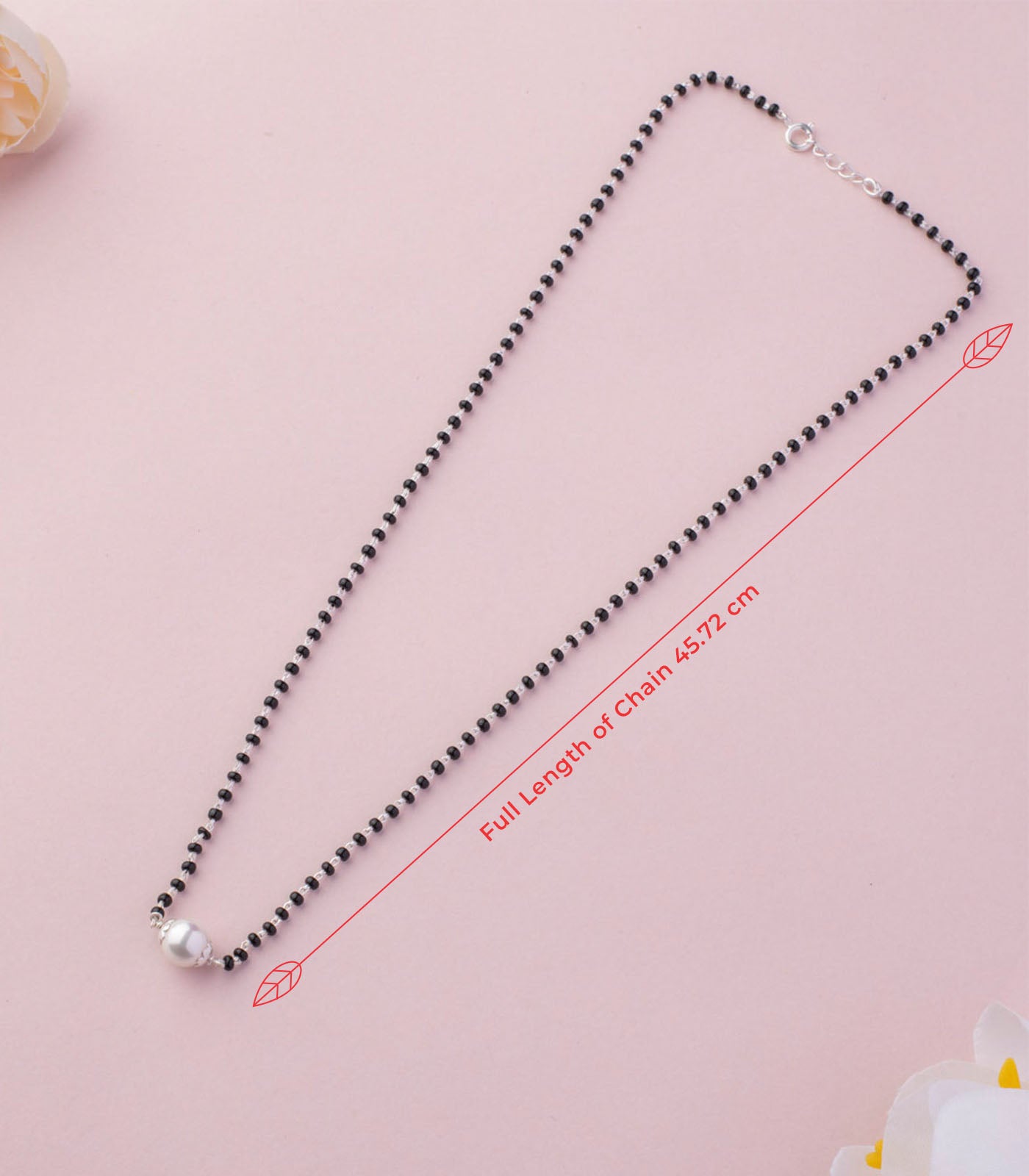 Silver Pearl Mangalsutra