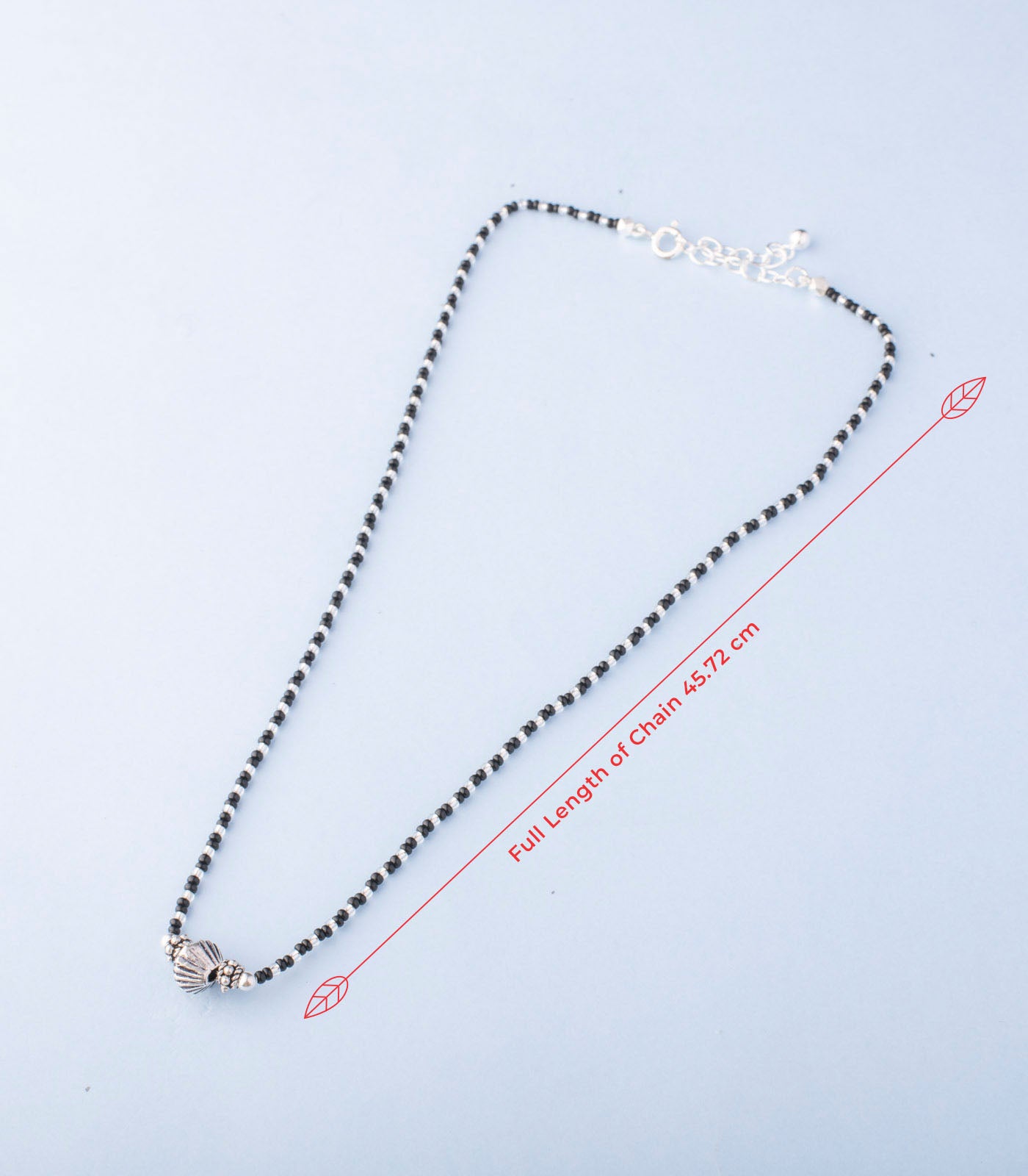 Designer Wheel Antique Mangalsutra (Silver)