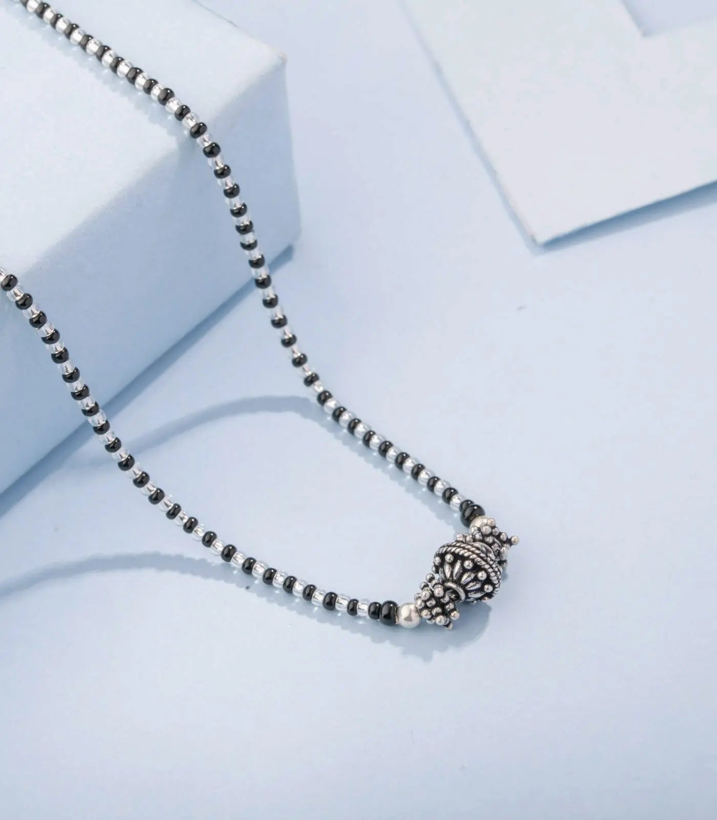Silver Antique Mangalsutra