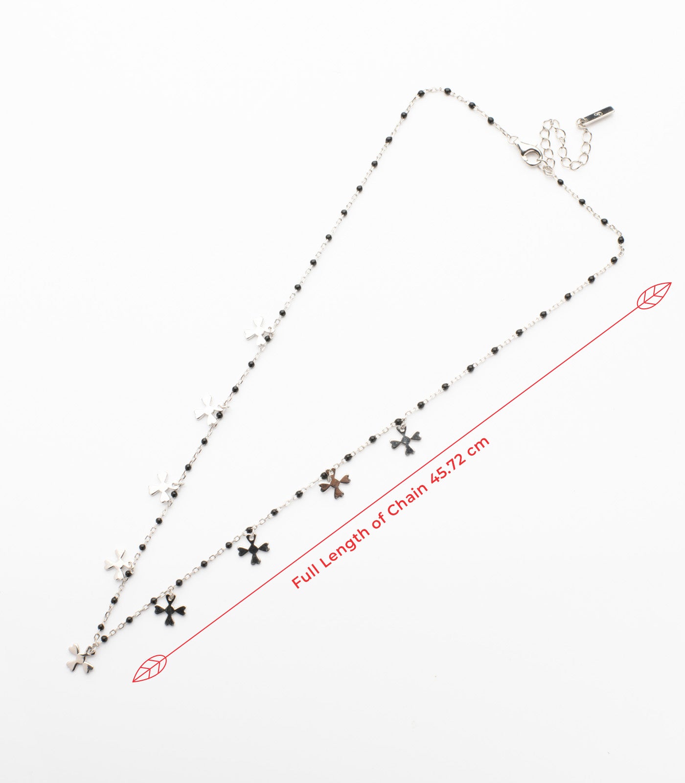 Quadra Floral Mangalsutra (Silver)