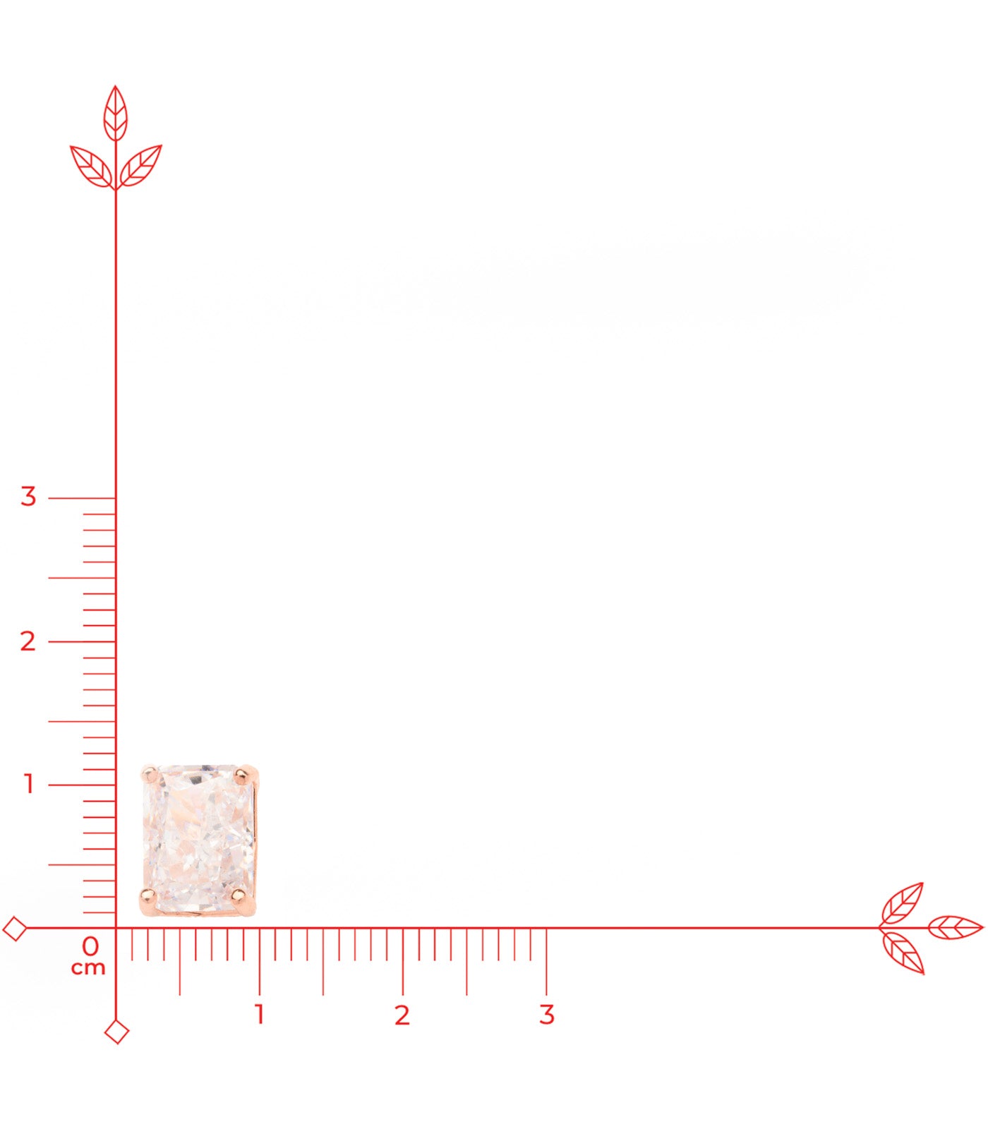 Rectangle Stone Rose Gold Polish Mangalsutra Pendant Set (Silver)