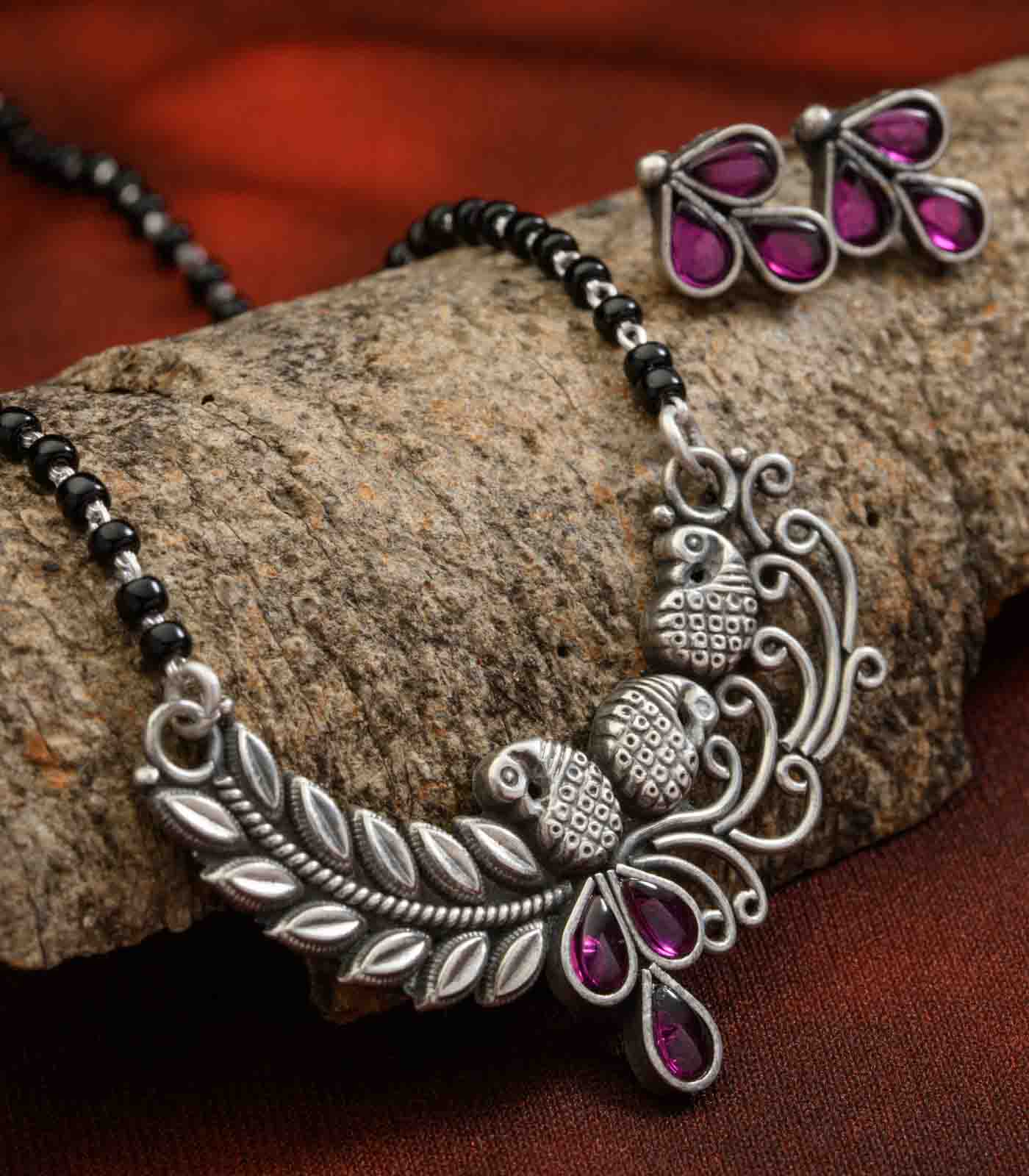 Antique Mangalsutra Set (Silver)