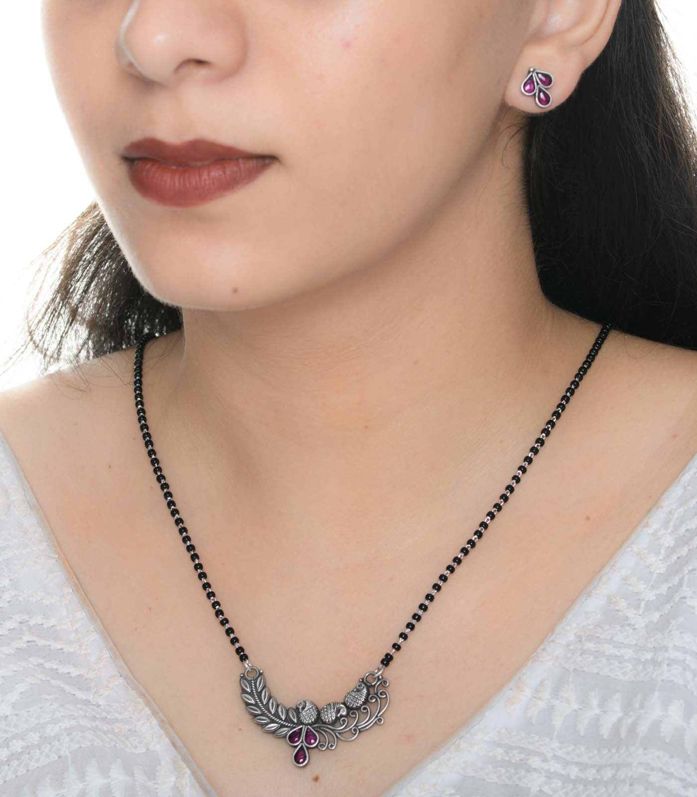 Antique Mangalsutra Set (Silver)