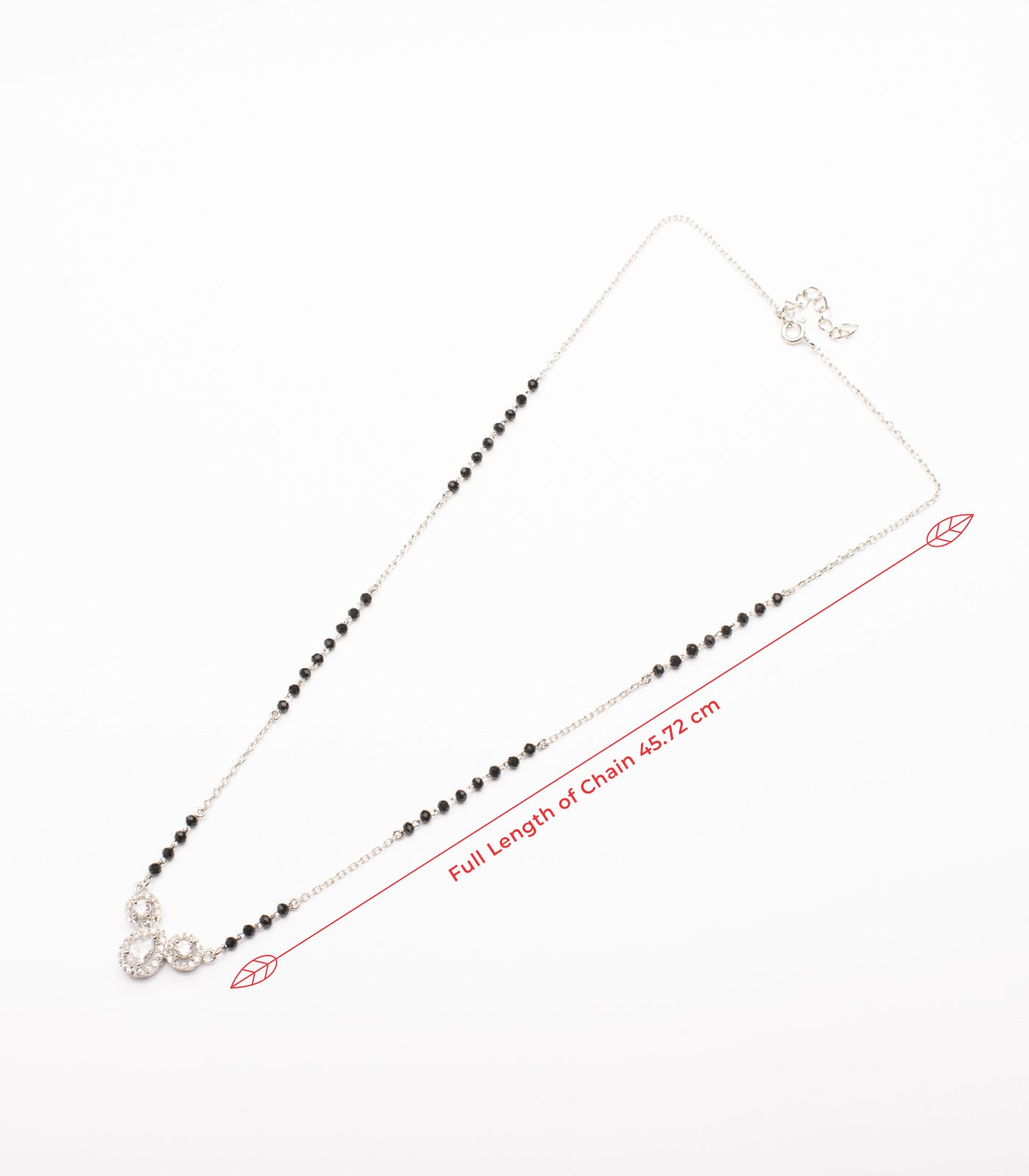 Katrina Kaif Inspired modern Mangalsutra (Silver)