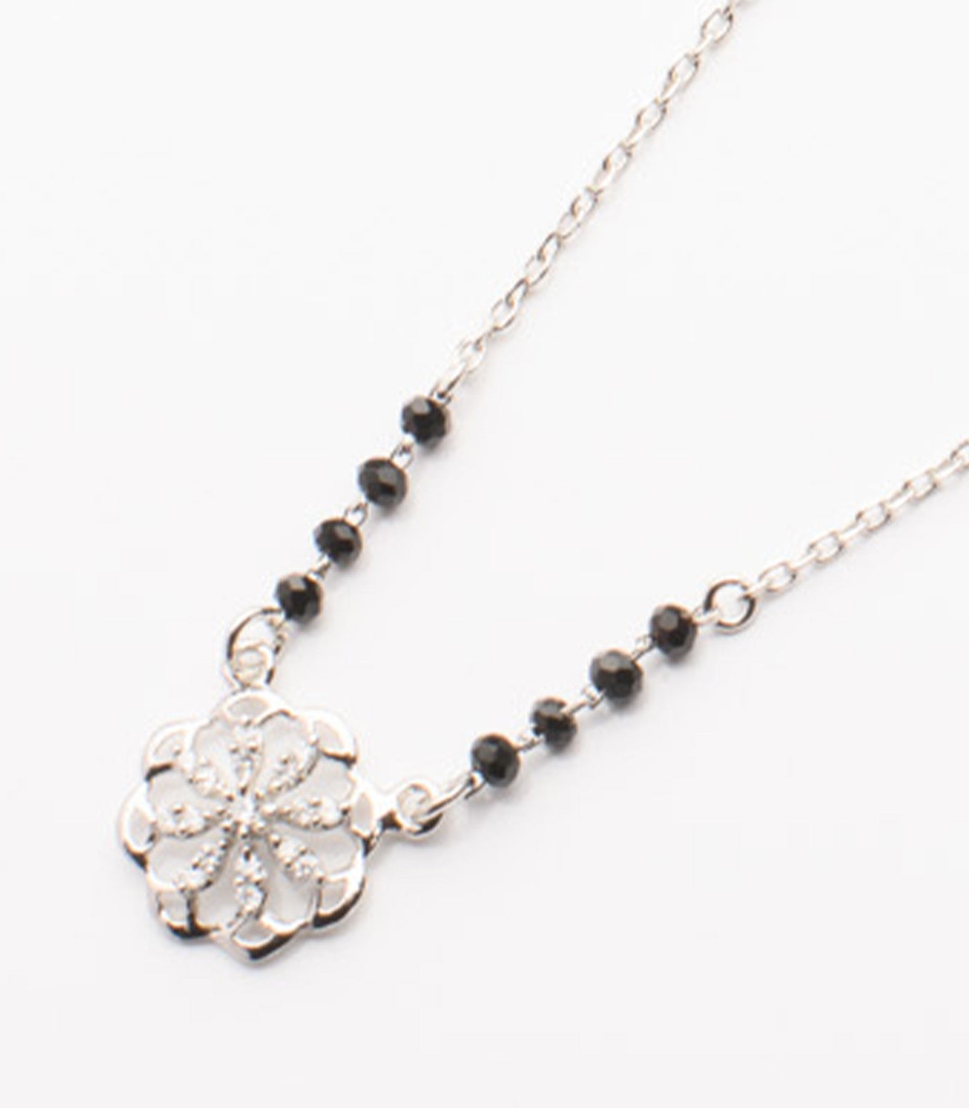 Floral Bliss Mangalsutra (Silver)