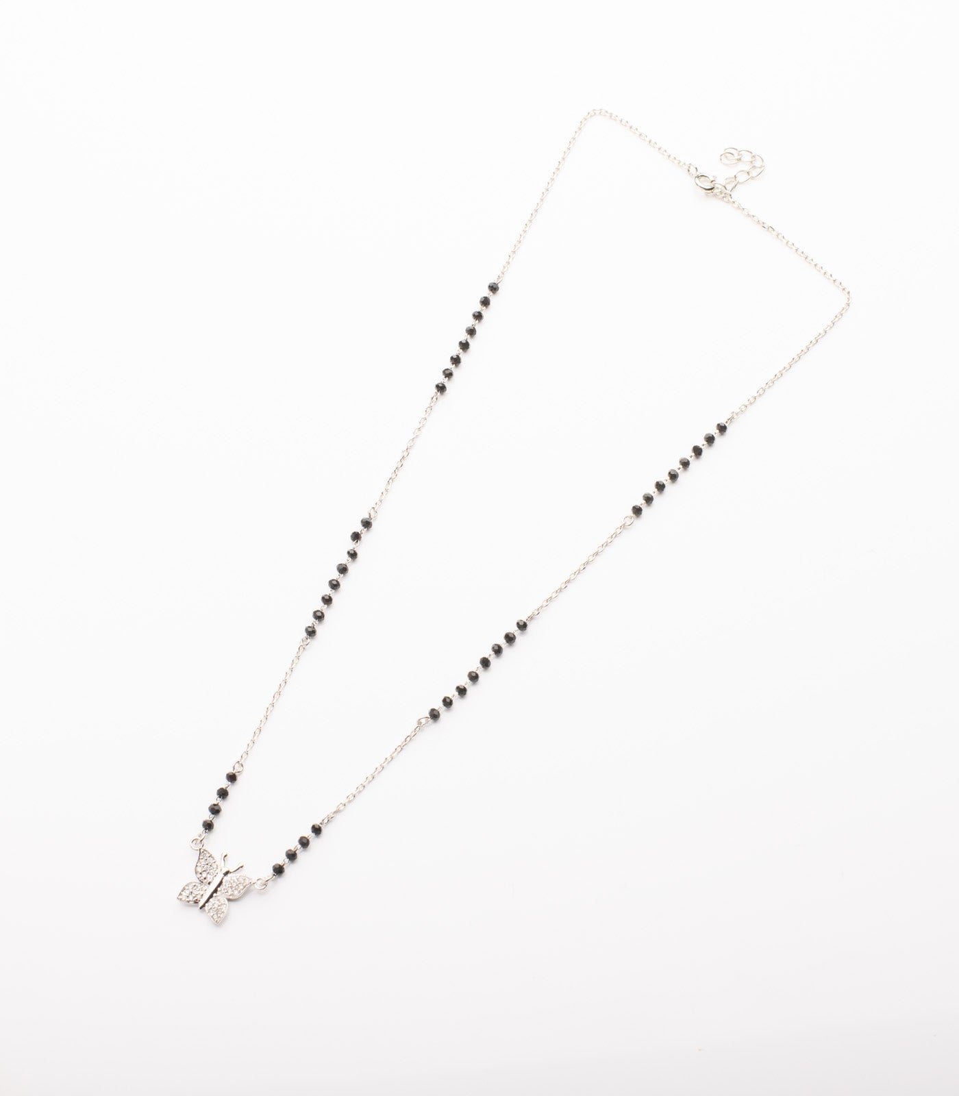 Butterfly Mangalsutra (Silver)