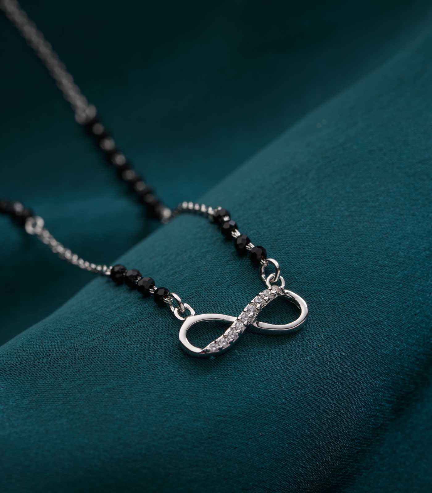 Alia Bhatt Inspired modern Mangalsutra Mangalsutra (Silver)