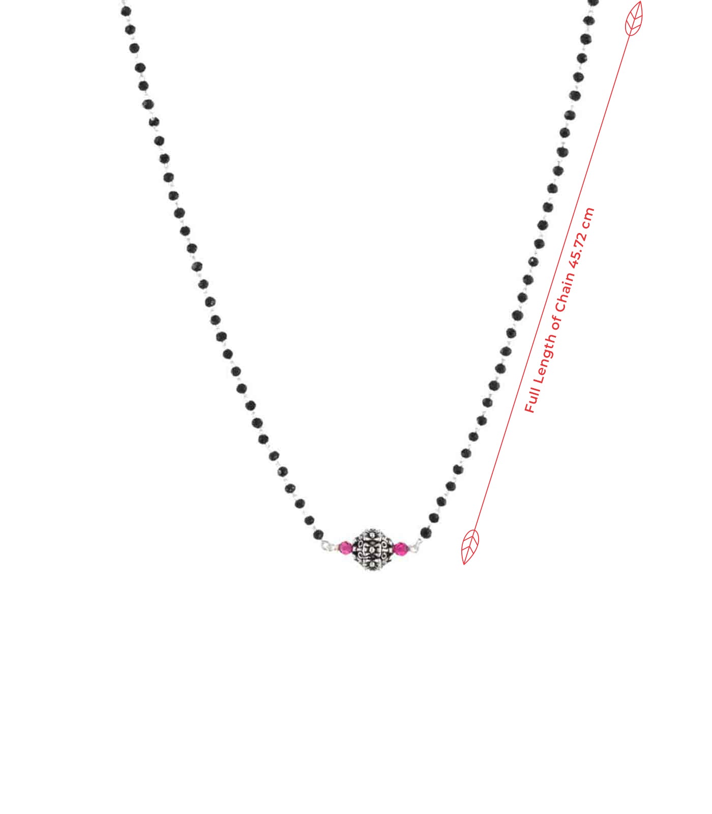 Single Orb Mangalsutra (Silver)