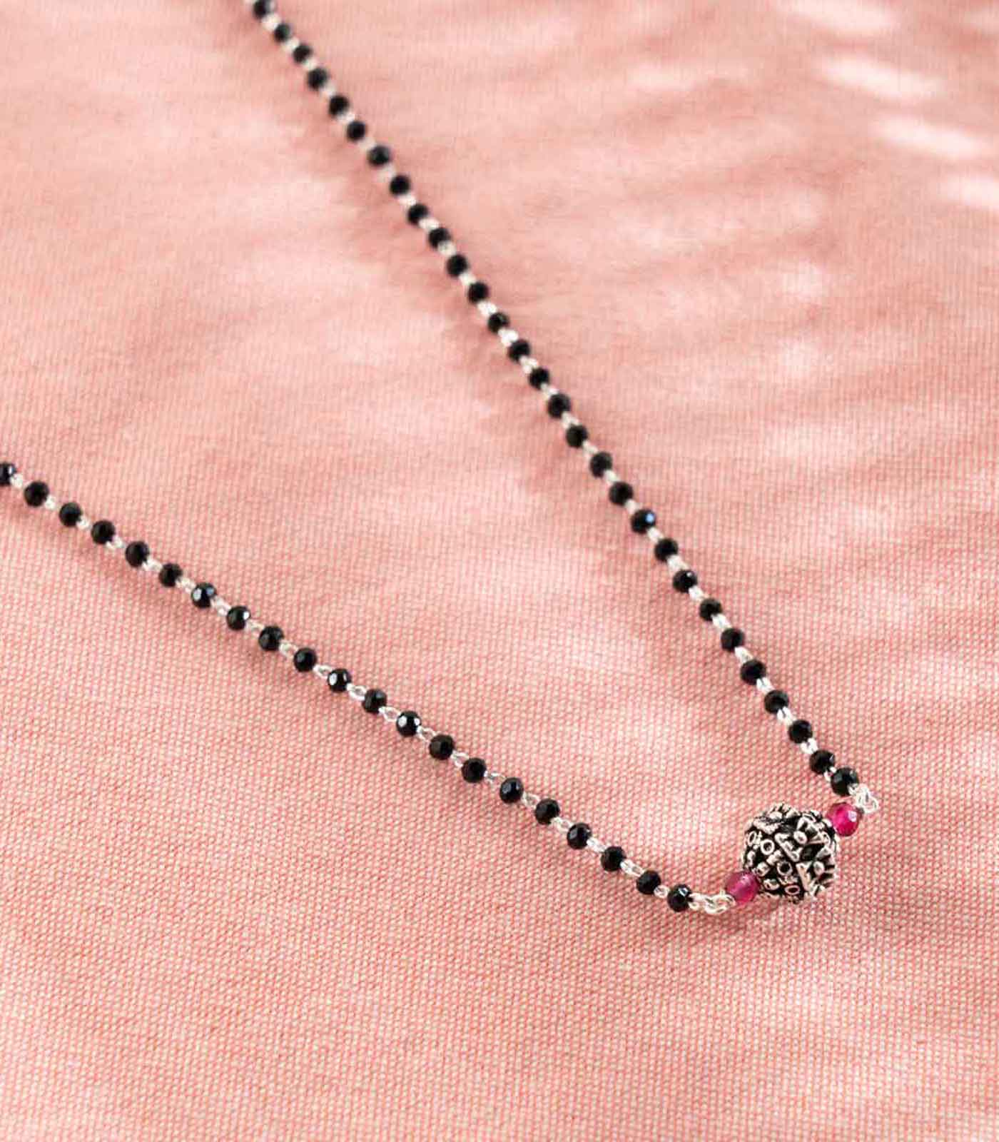 Single Orb Mangalsutra (Silver)