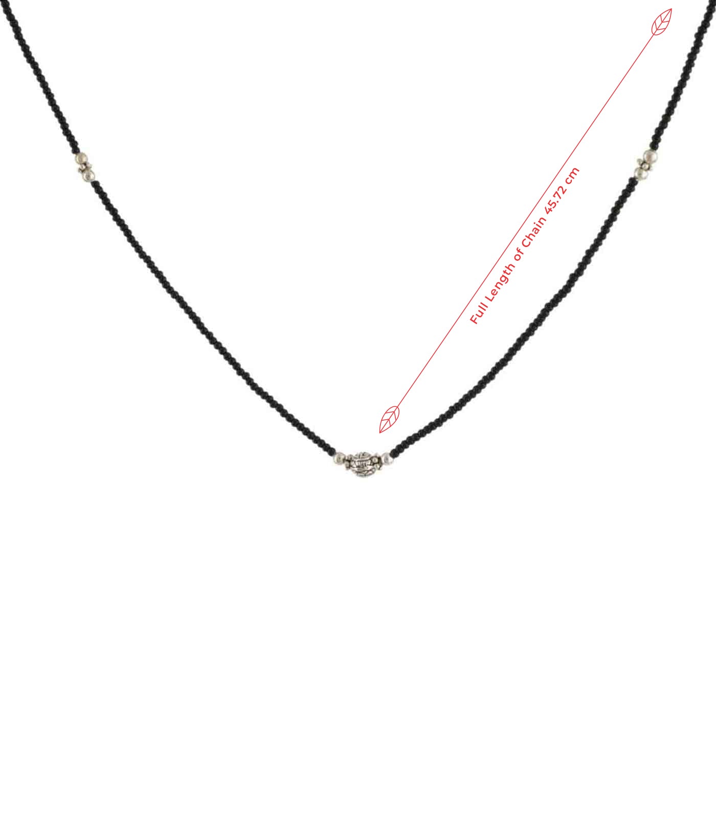 Single Orb Mangalsutra (Silver)