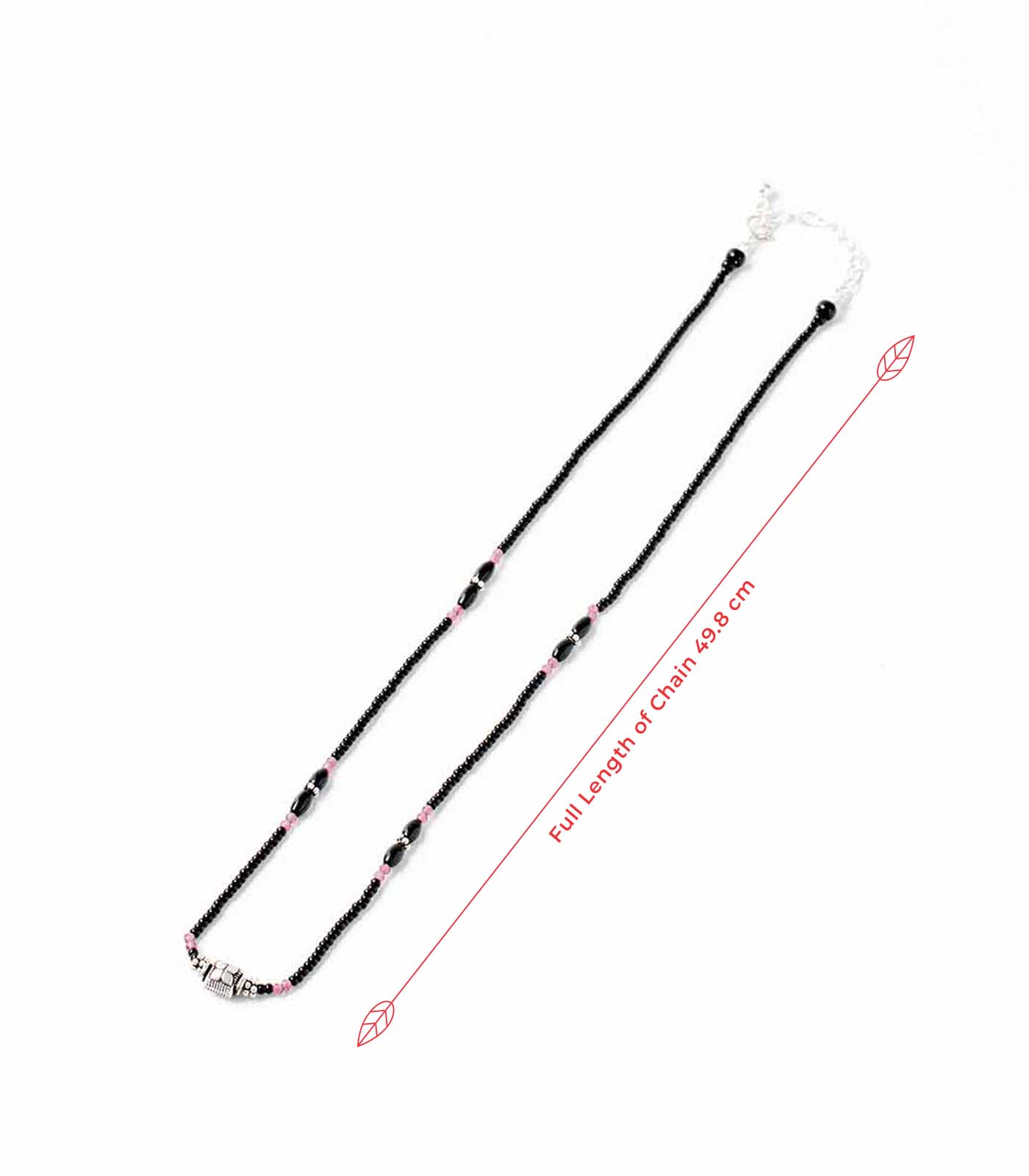 Classic Orb Floral Antique Mangalsutra (Silver)