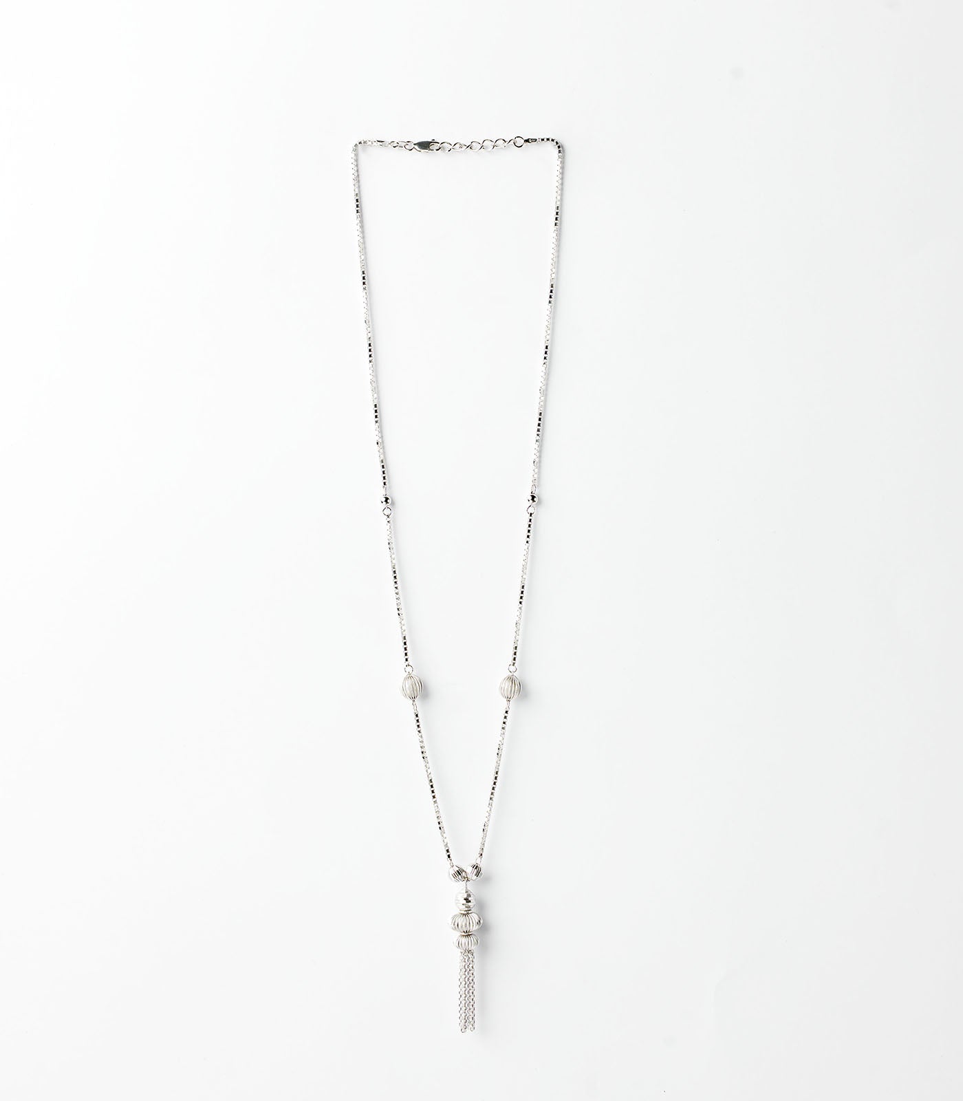 Central Charm Necklace (Silver)