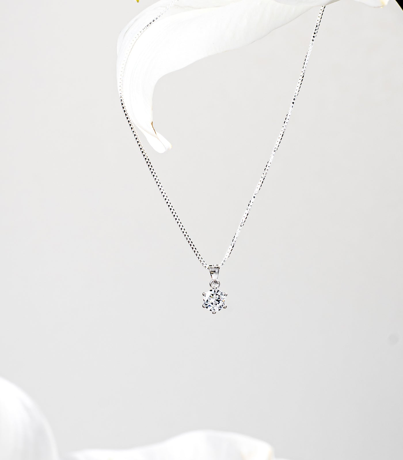 Shiny Star Necklace (Silver)
