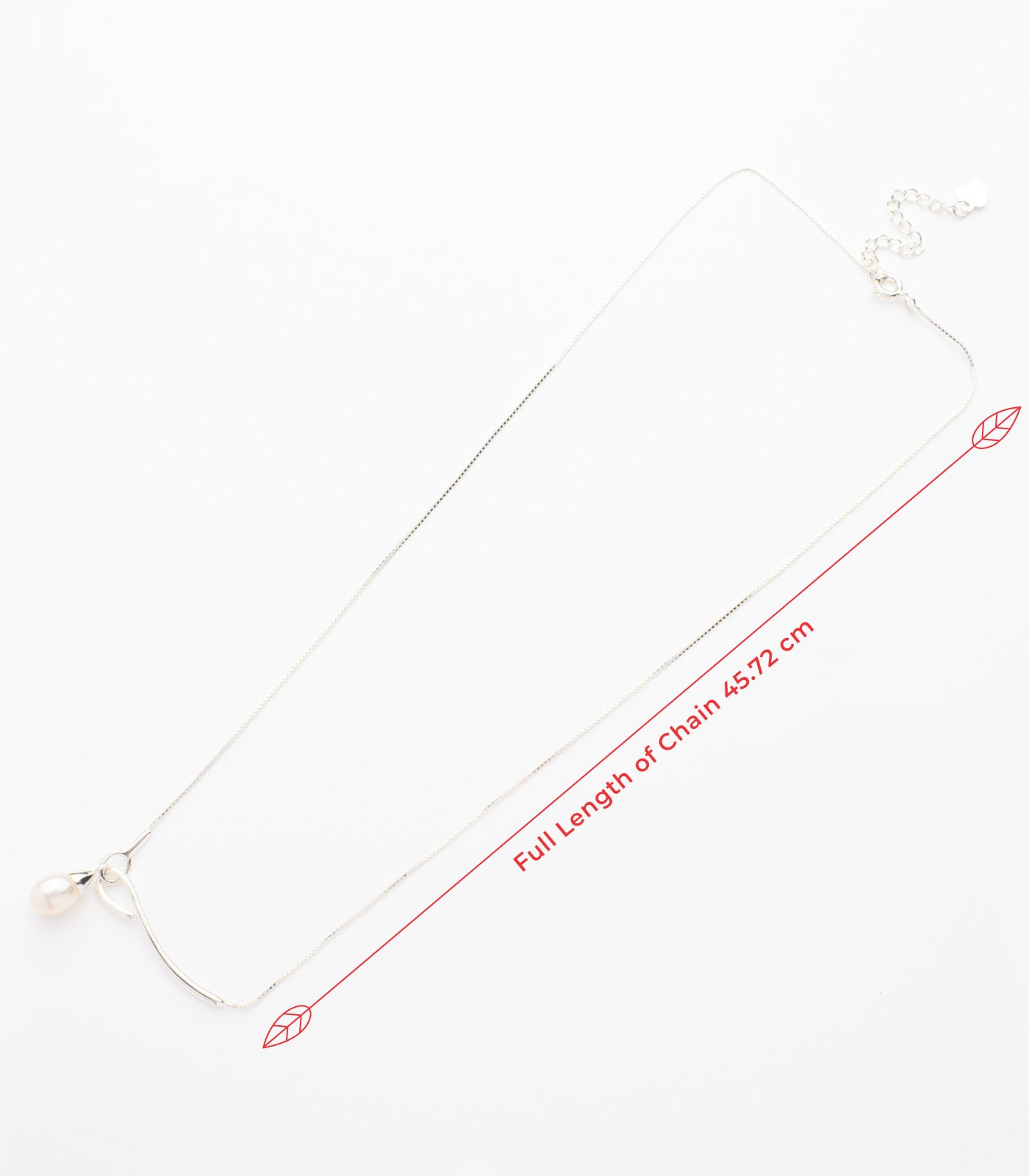Classic Pearl Necklace (Silver)