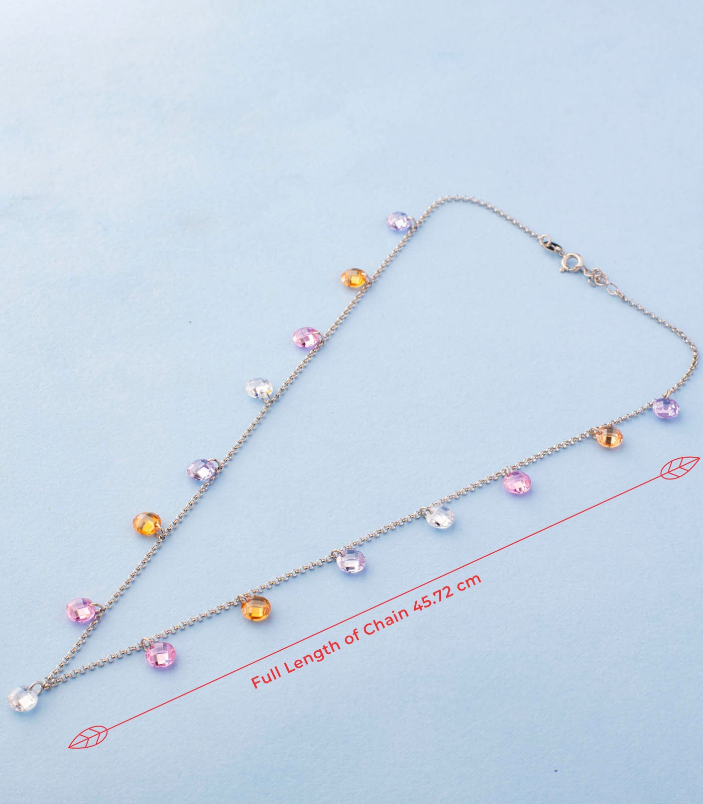 Wheel Of Fortune Necklace Set (Silver)