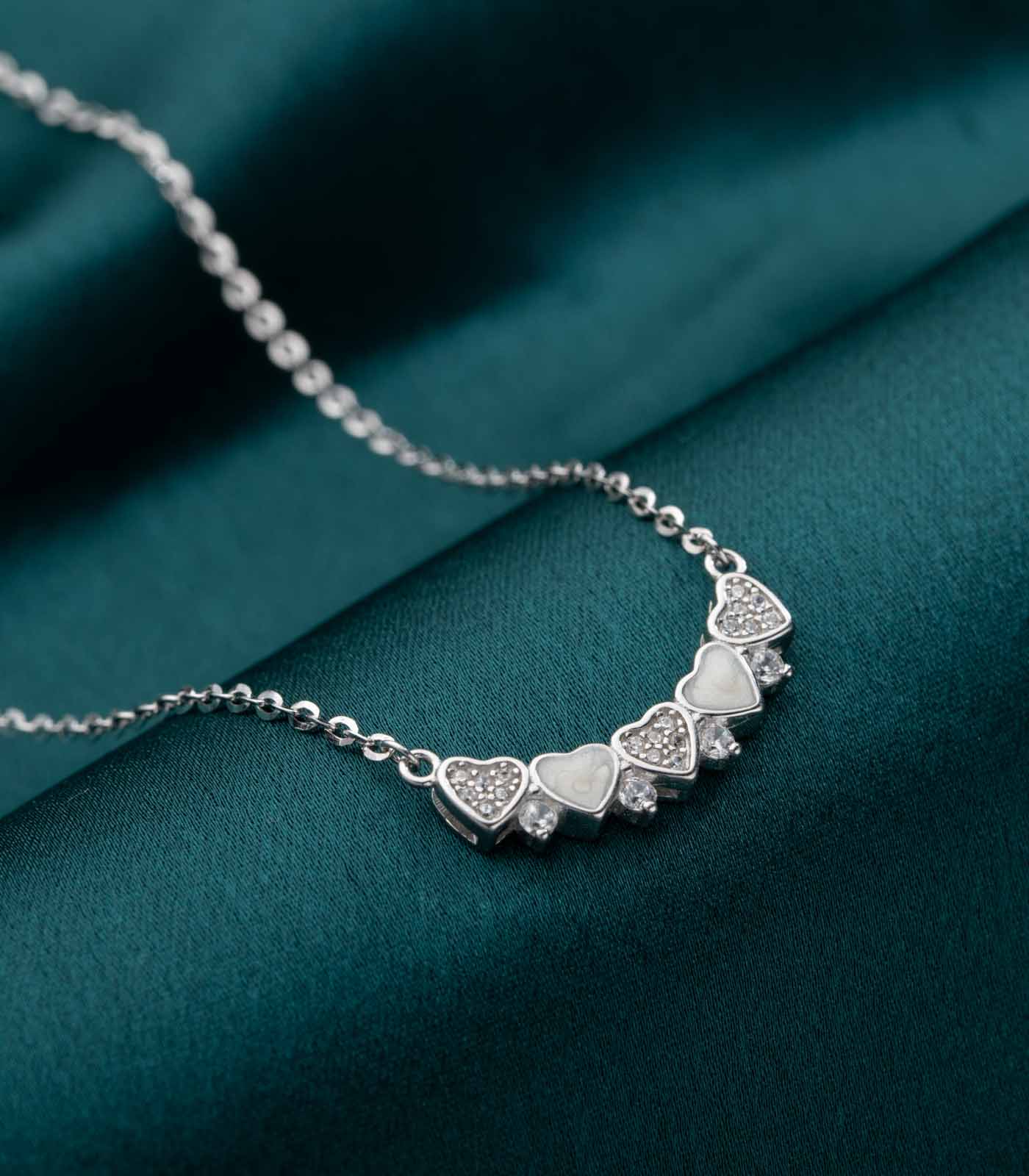 Heart Necklace (Silver)