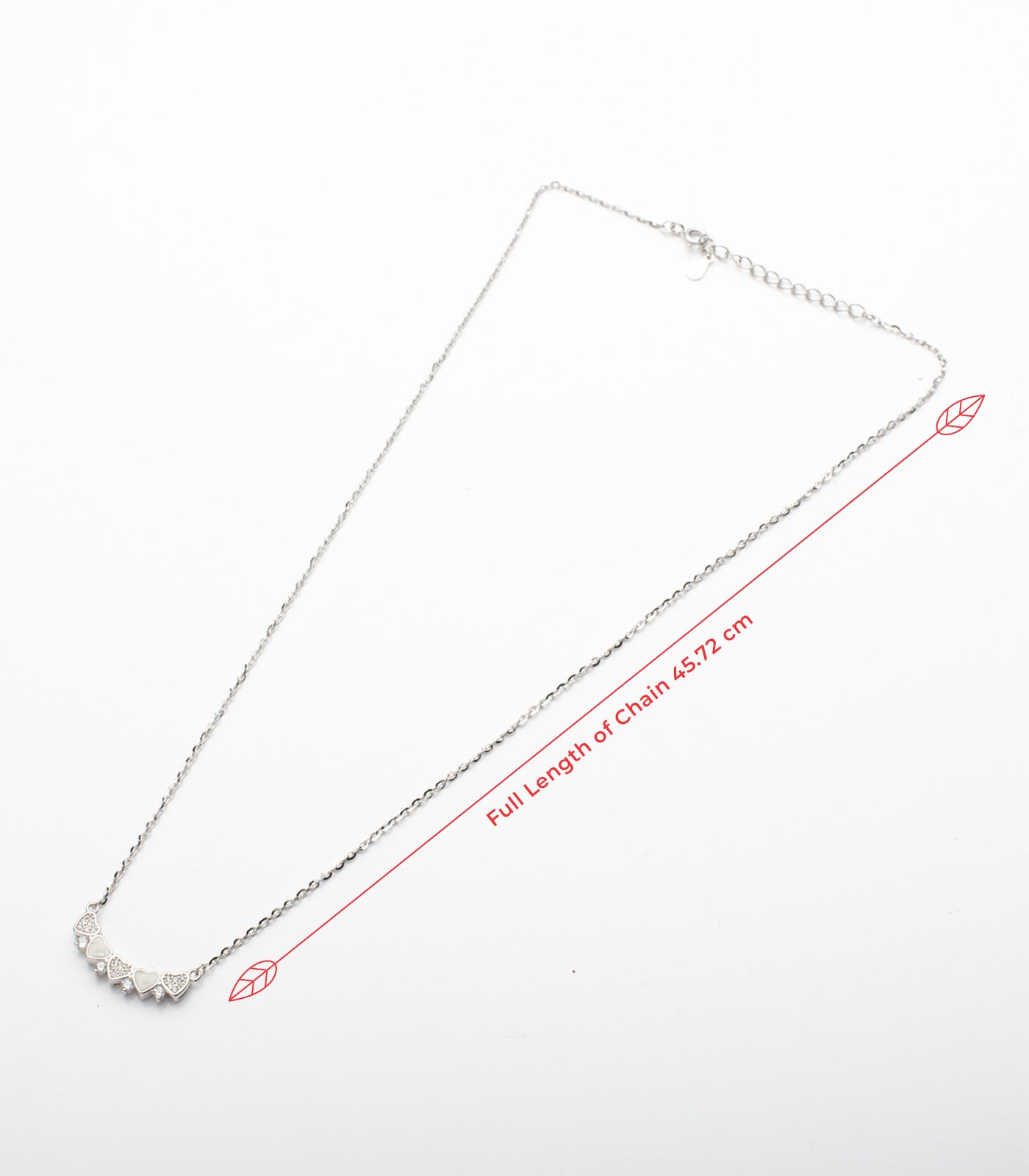 Heart Necklace (Silver)