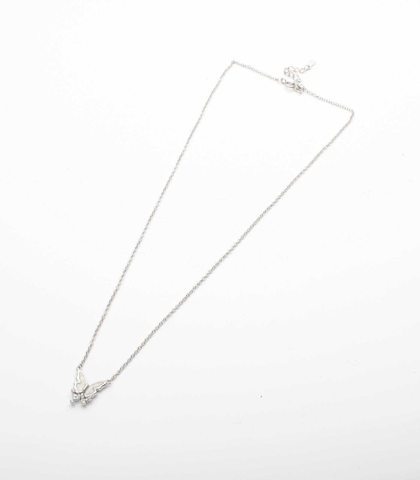 Butterfly Necklace (Silver)